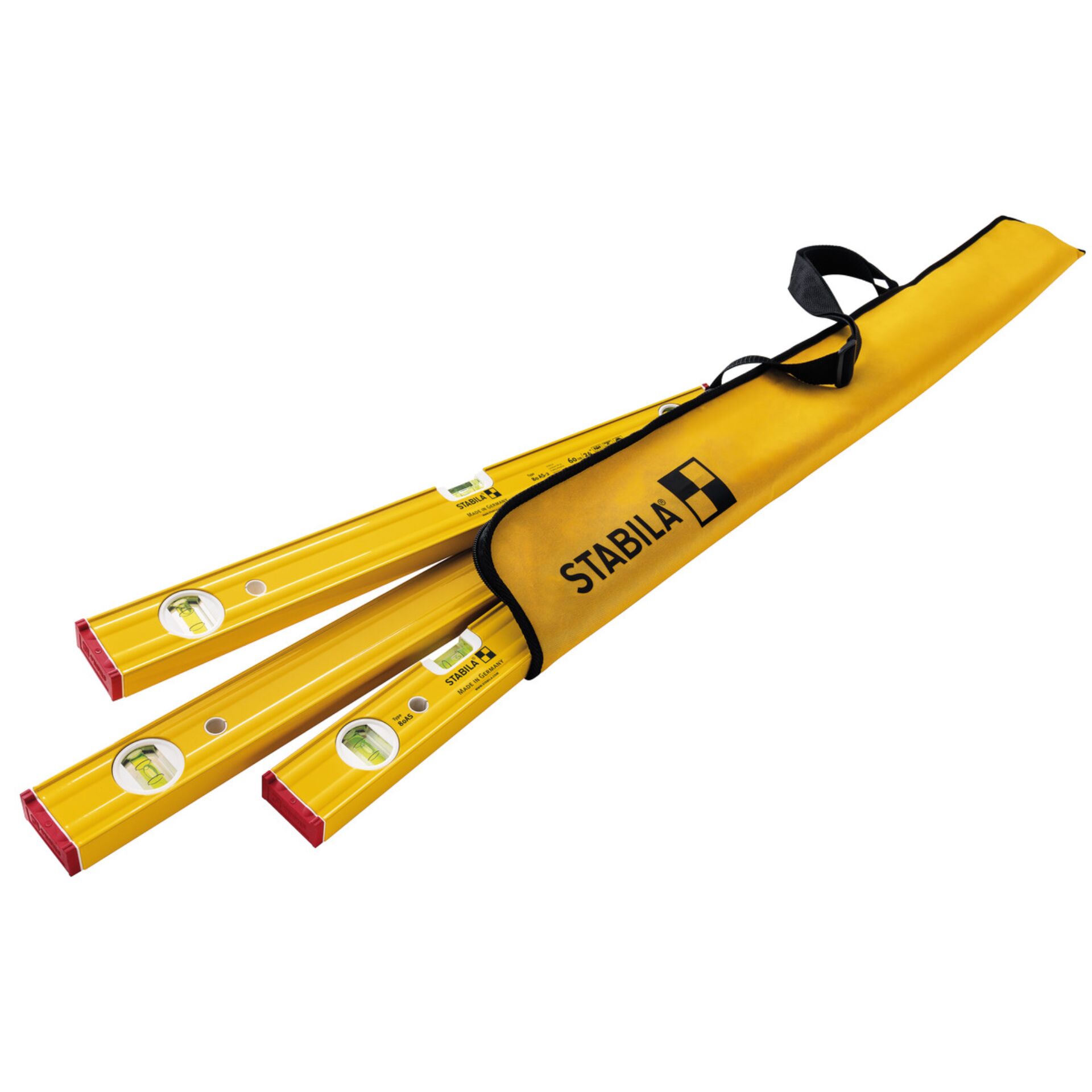 Level, Wasserwaage, Set, Trageetasche, Stabila