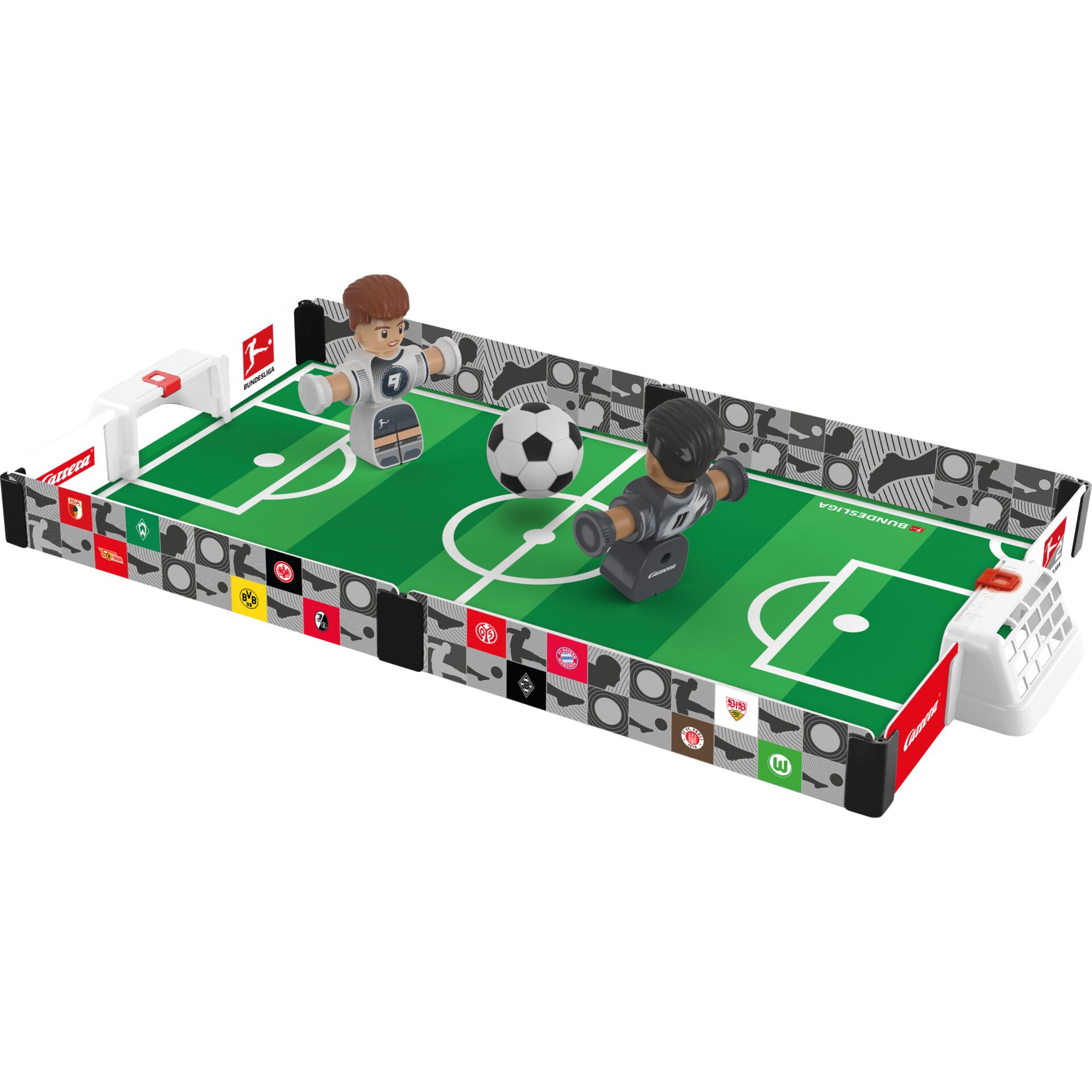 Fußball-Tischspiel, Miniatur-Soccer, Spielbrett, Kicker-Szene, Spielzeug