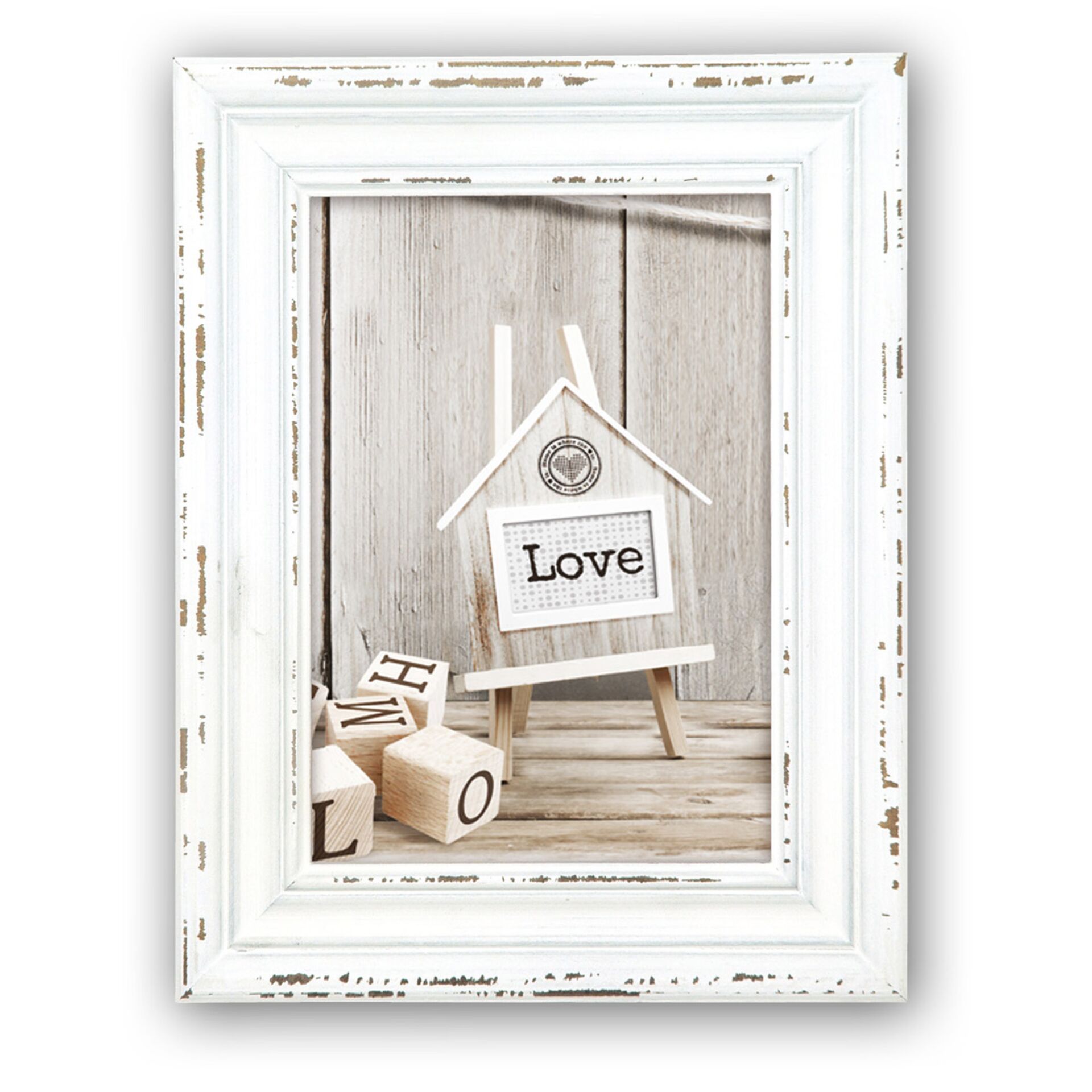 ZEP Rivoli white 10x15  Wood Frame SY946W