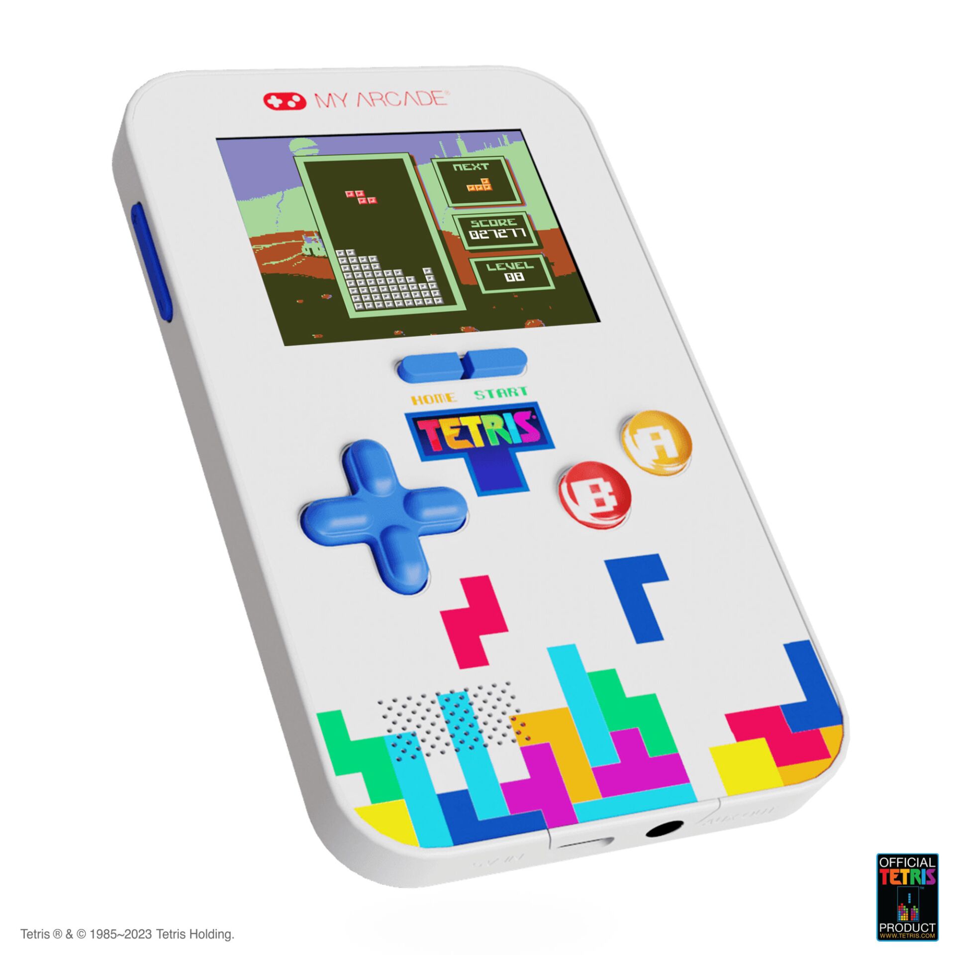 Tetris, Handheld, Gaming device, Portable console, Colorful design