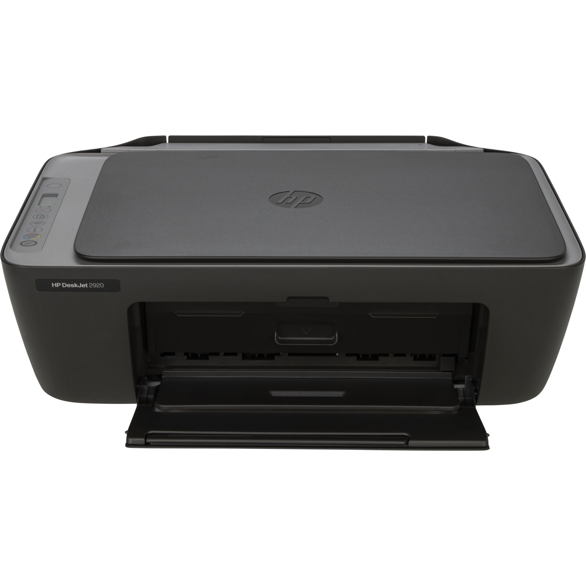 Drucker, Tintenstrahldrucker, HP DeskJet 2920, Schwarz, Papierfach
