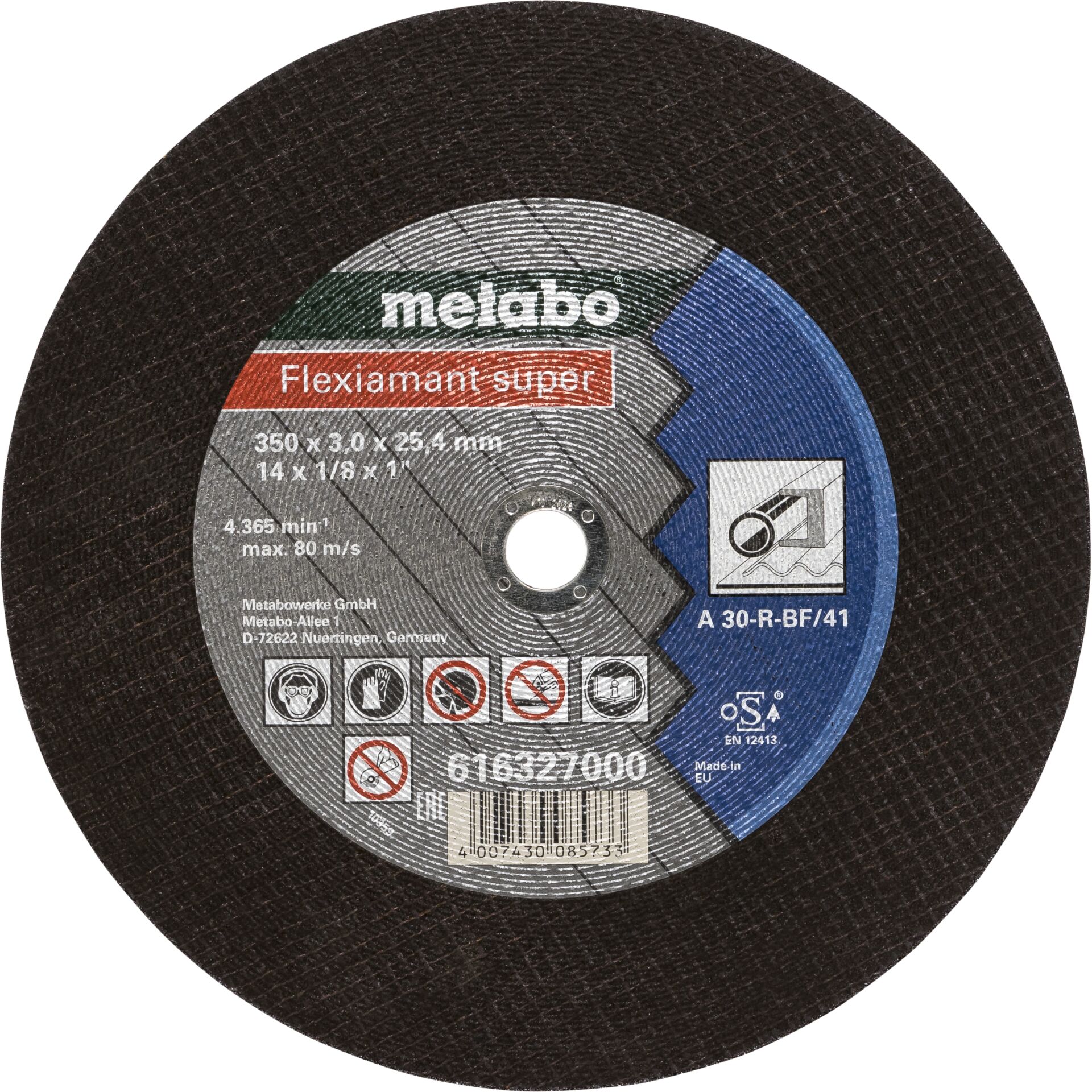 Metabo Flexiamant super 350x3,0x  25,4 steel