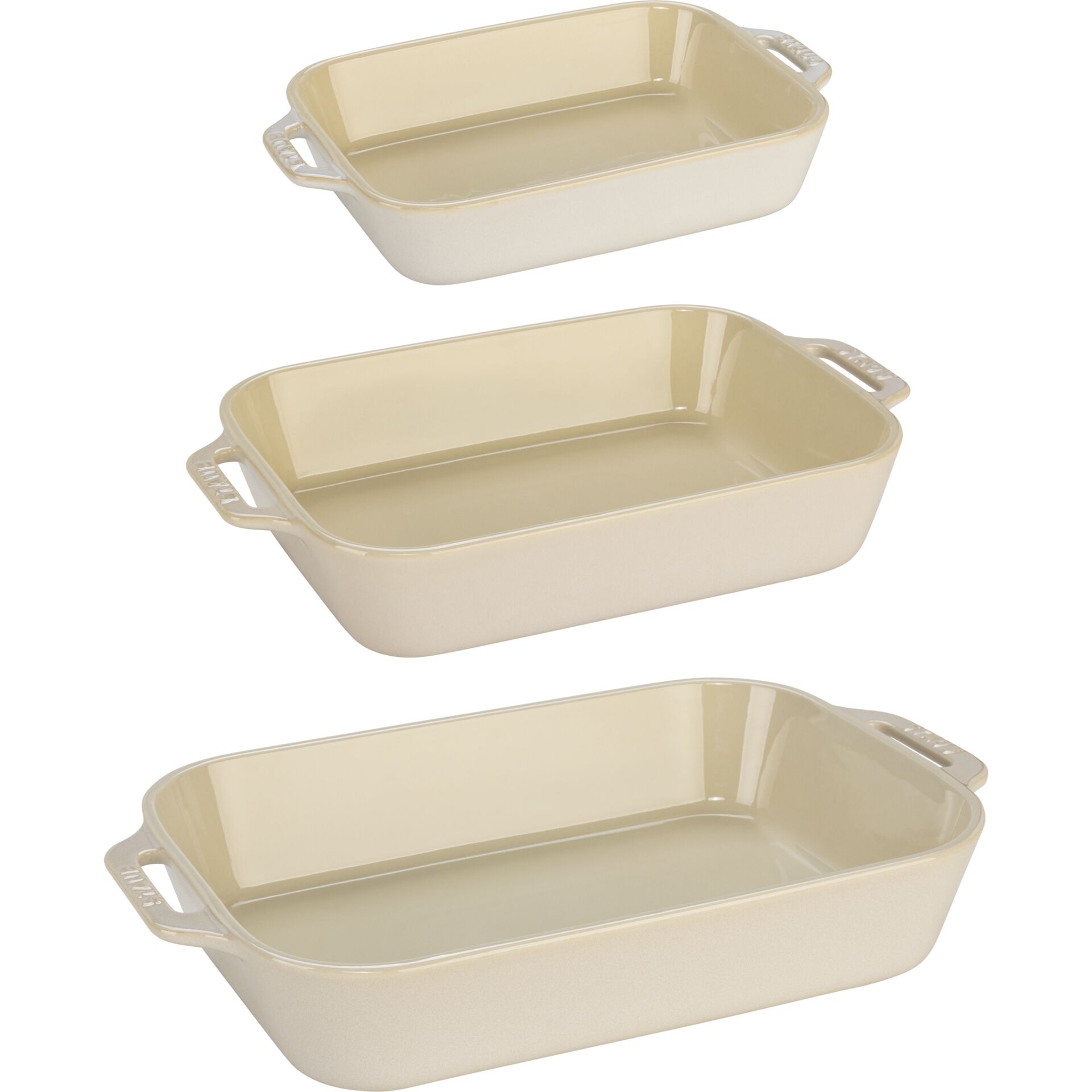 Auflaufform, Backform, Keramik, Beige, Ofenfest