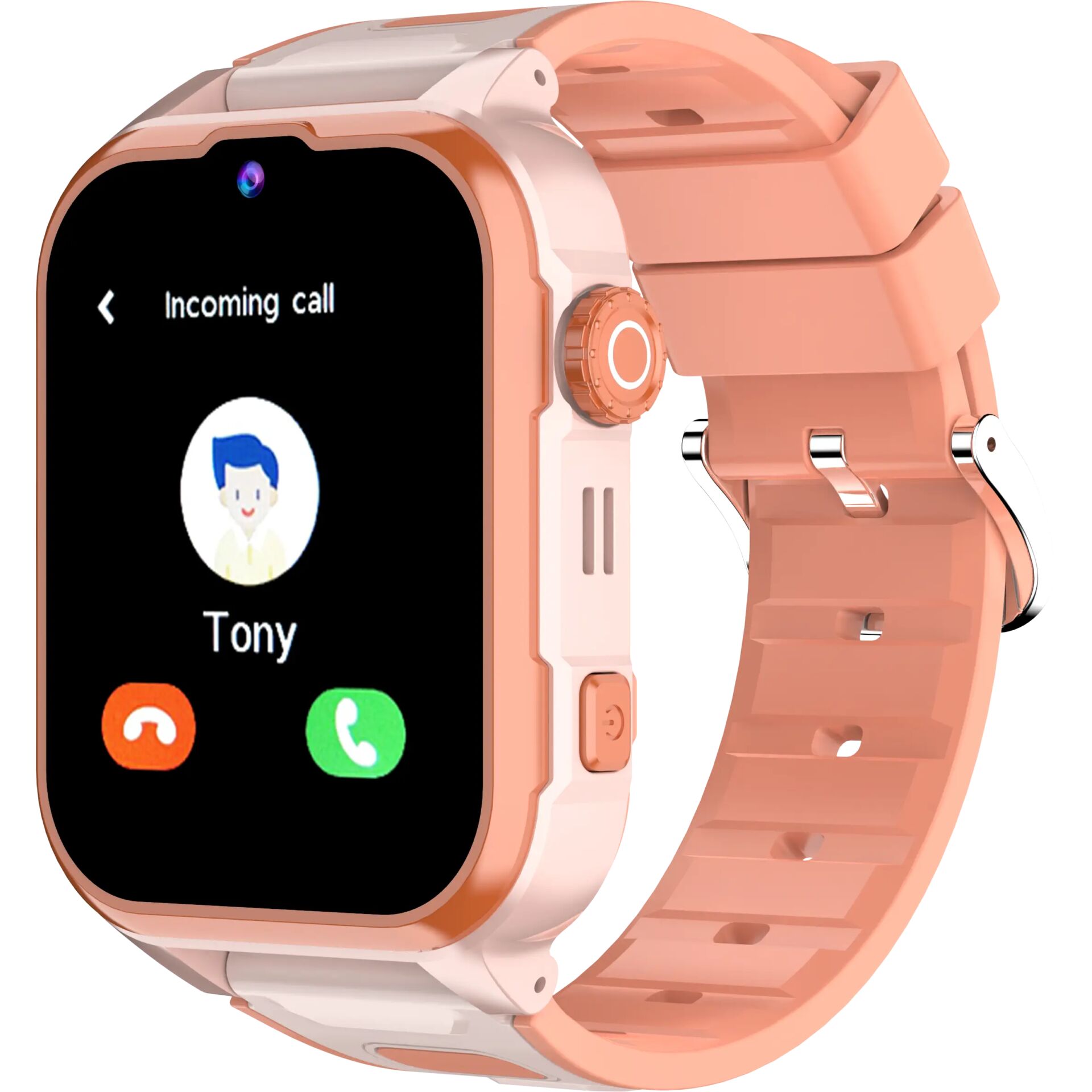 Smartwatch, Rosa Gold, Touchscreen, Rosa Band, Ankommender Anruf