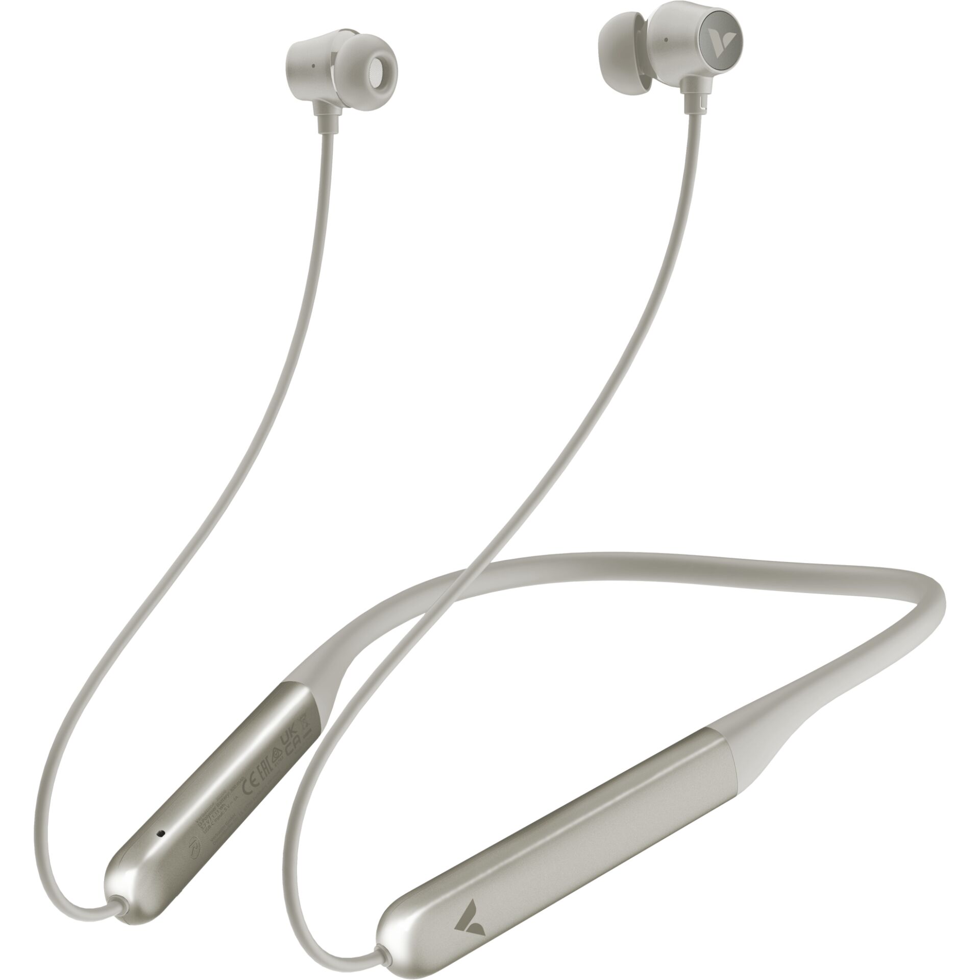 Bluetooth, In-ear, Kopfhörer, Nackenband, Silber