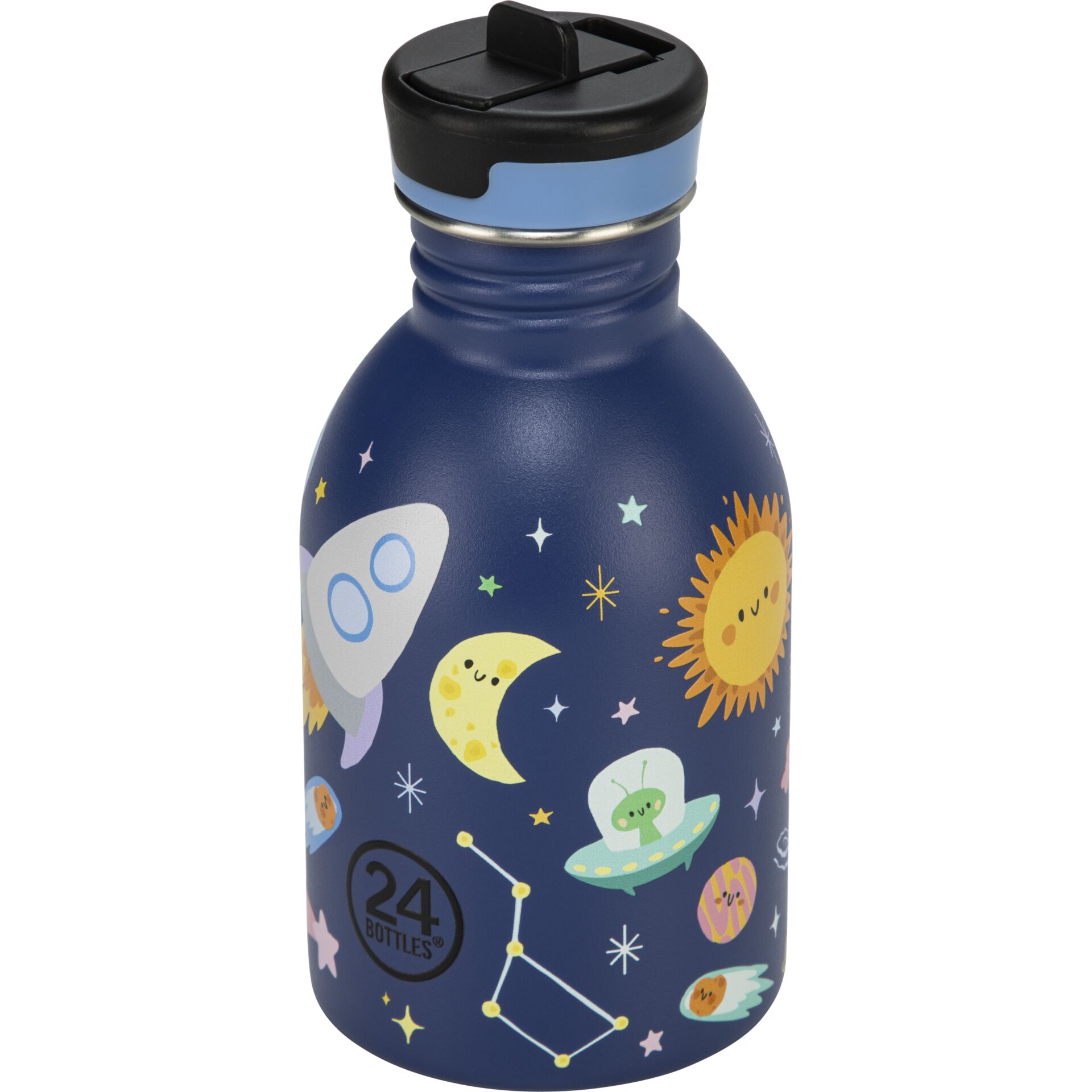Wasserkessel, Trinkflasche, Galaxy Muster, Auslaufsicher, Stoff-/Alu-Trinkflasche