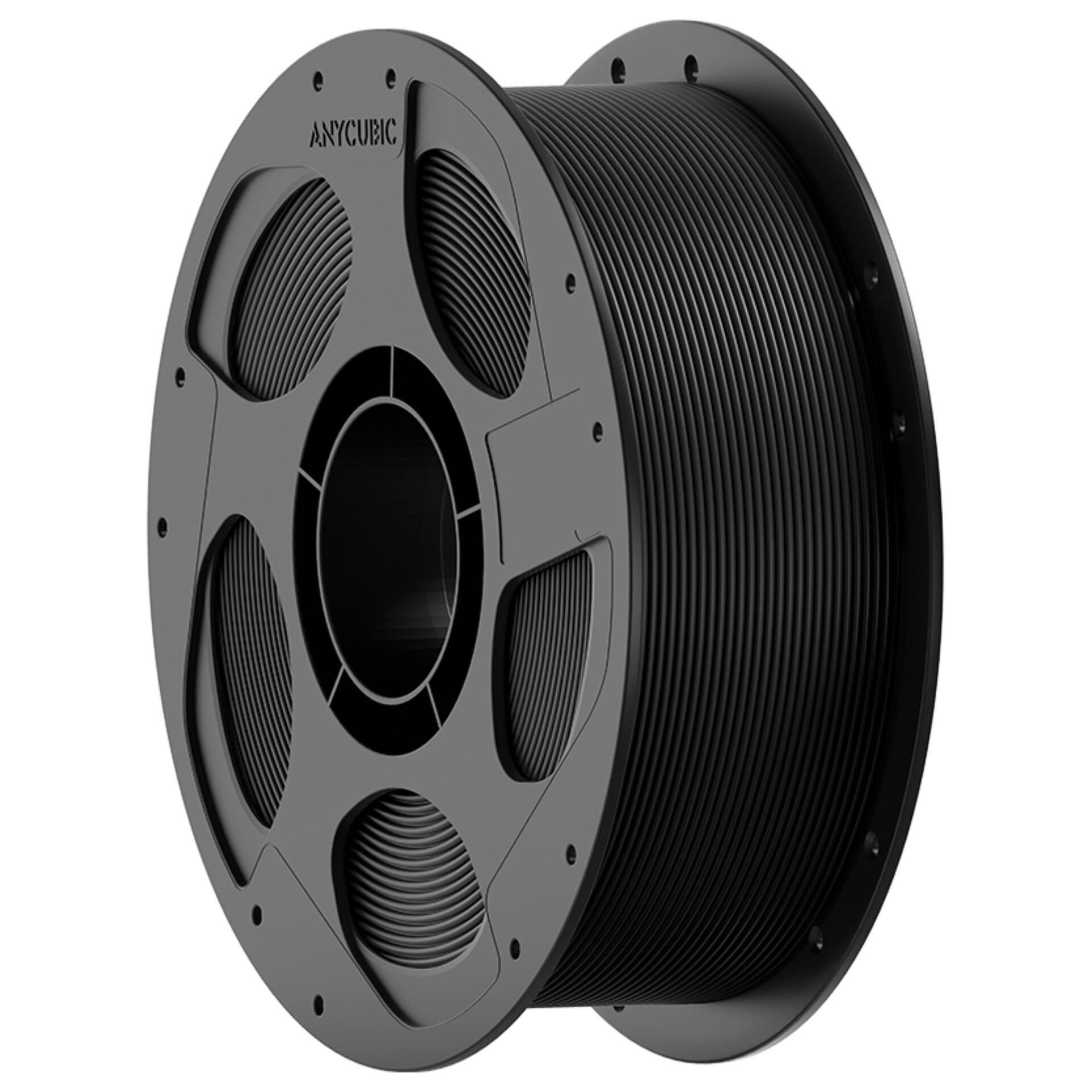 3D-Printer Filament, PLA Filament, Spulenrolle, Schwarz, Druckmaterial