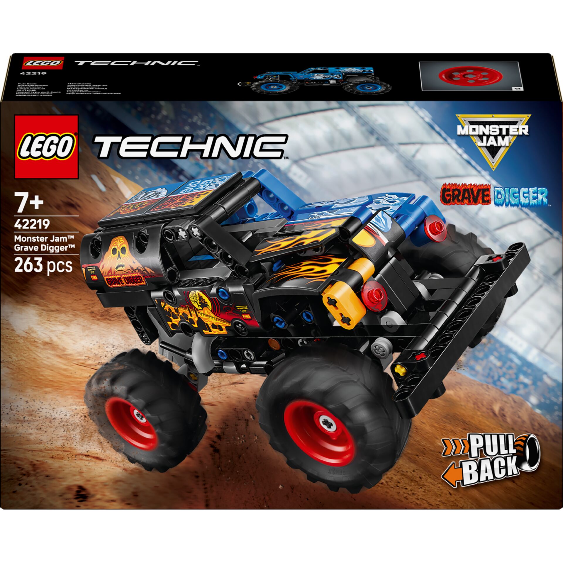 Monster Jam, Grave Digger, Off-road, Truck, Lego Technic