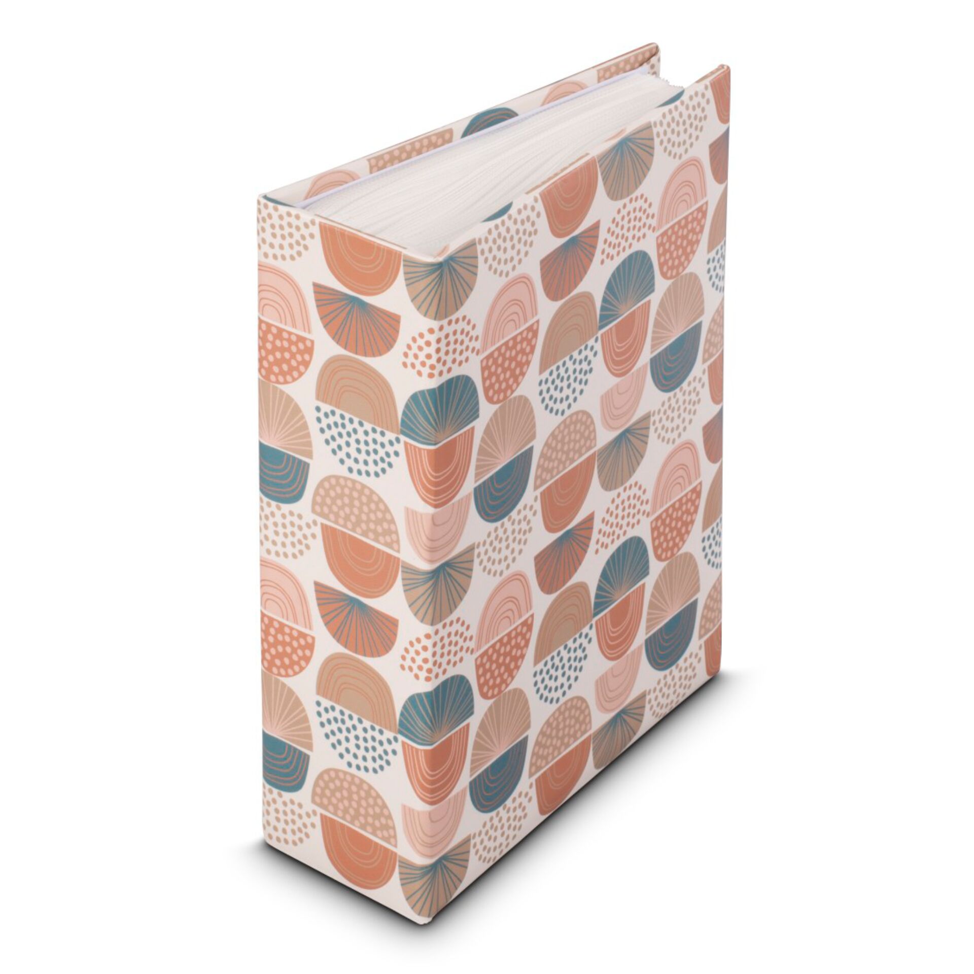 Notizbuch, Hardcover, gemustert, Größe größer, Papierband