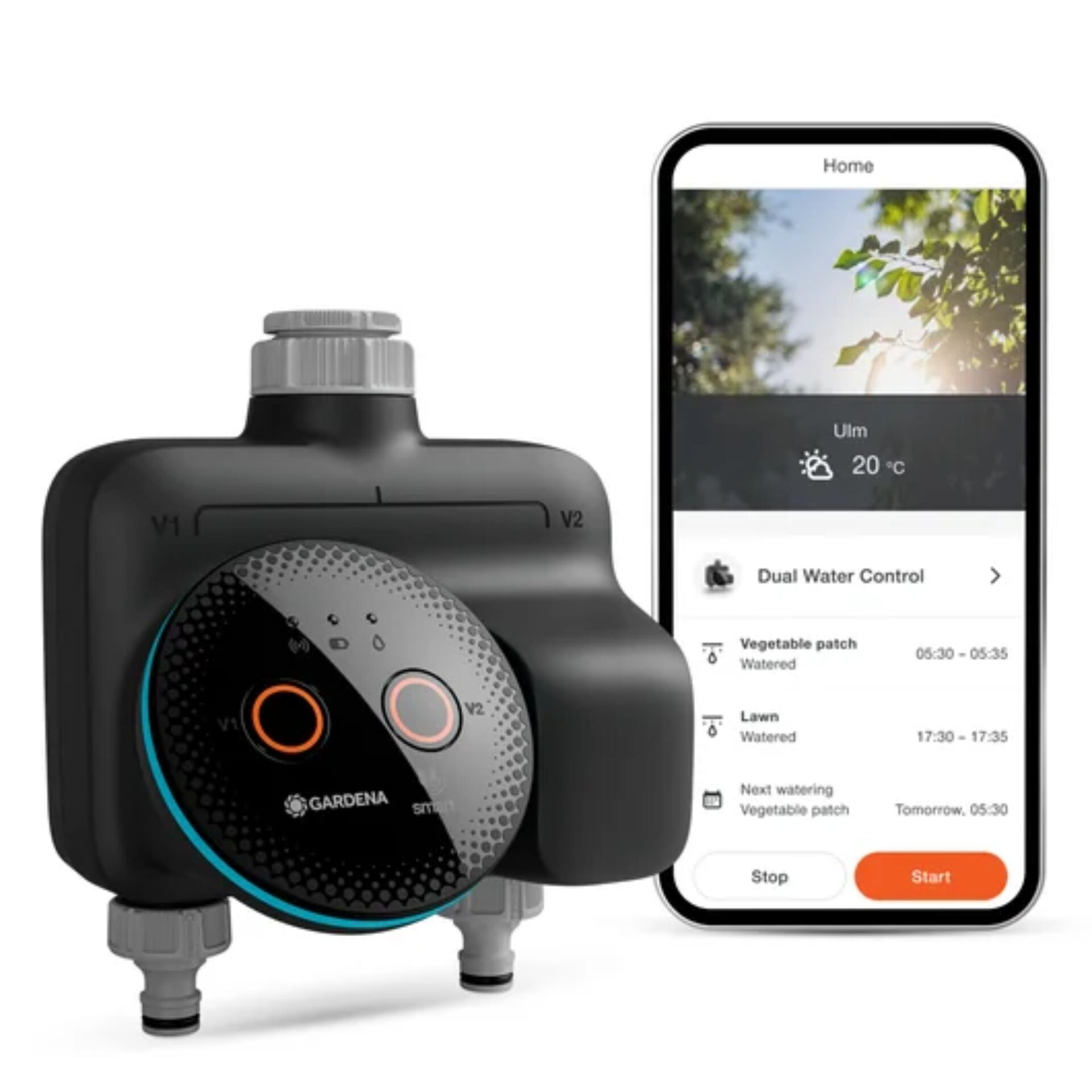 Waschmittelpumpe, Gartenbewässerung, Wasserpumpe, Zierpumpen, Smartsteuerung