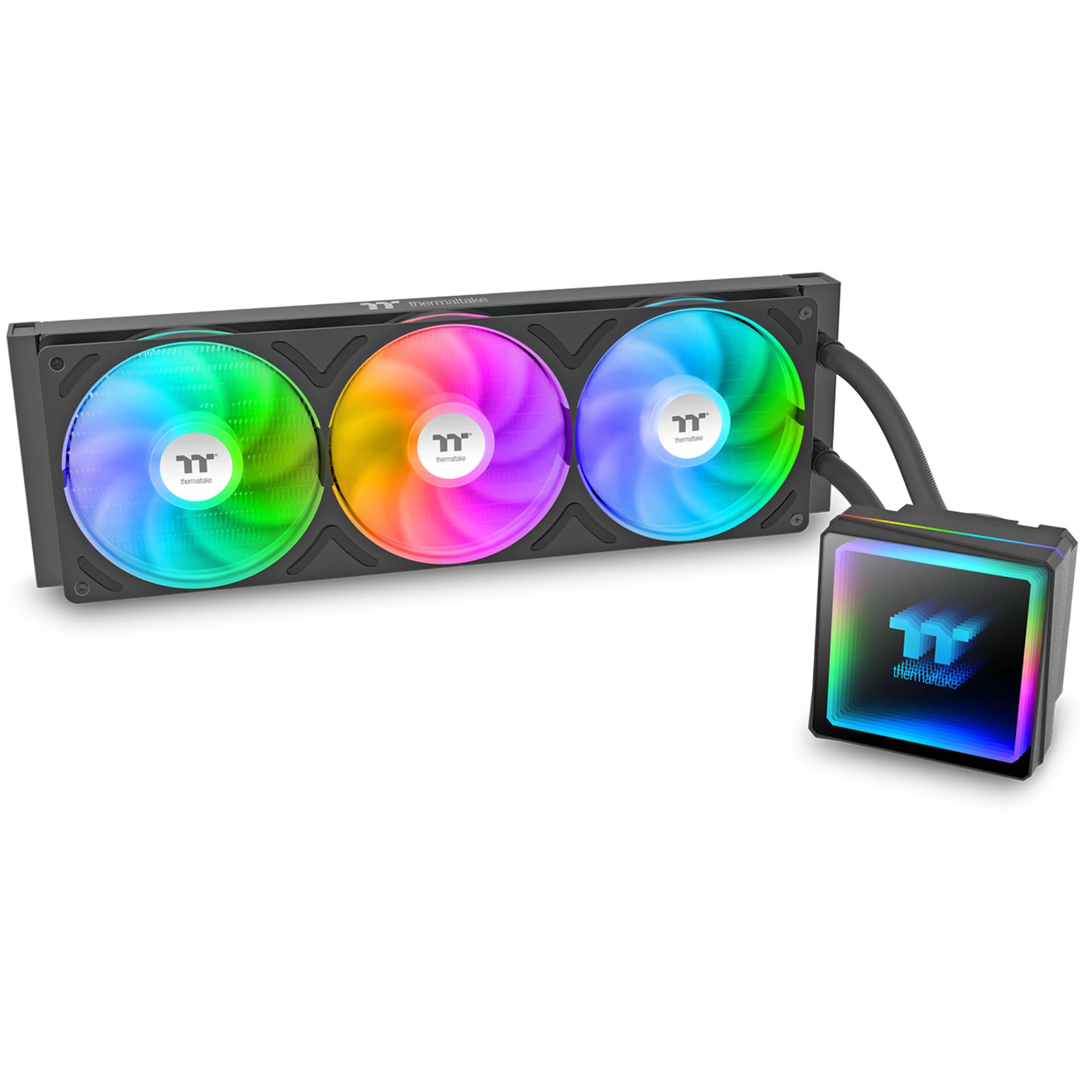 RGB, RGB-Lüfter, CPU-Kühler, Flüssigkeitskühler, 3-Fan-Radiator