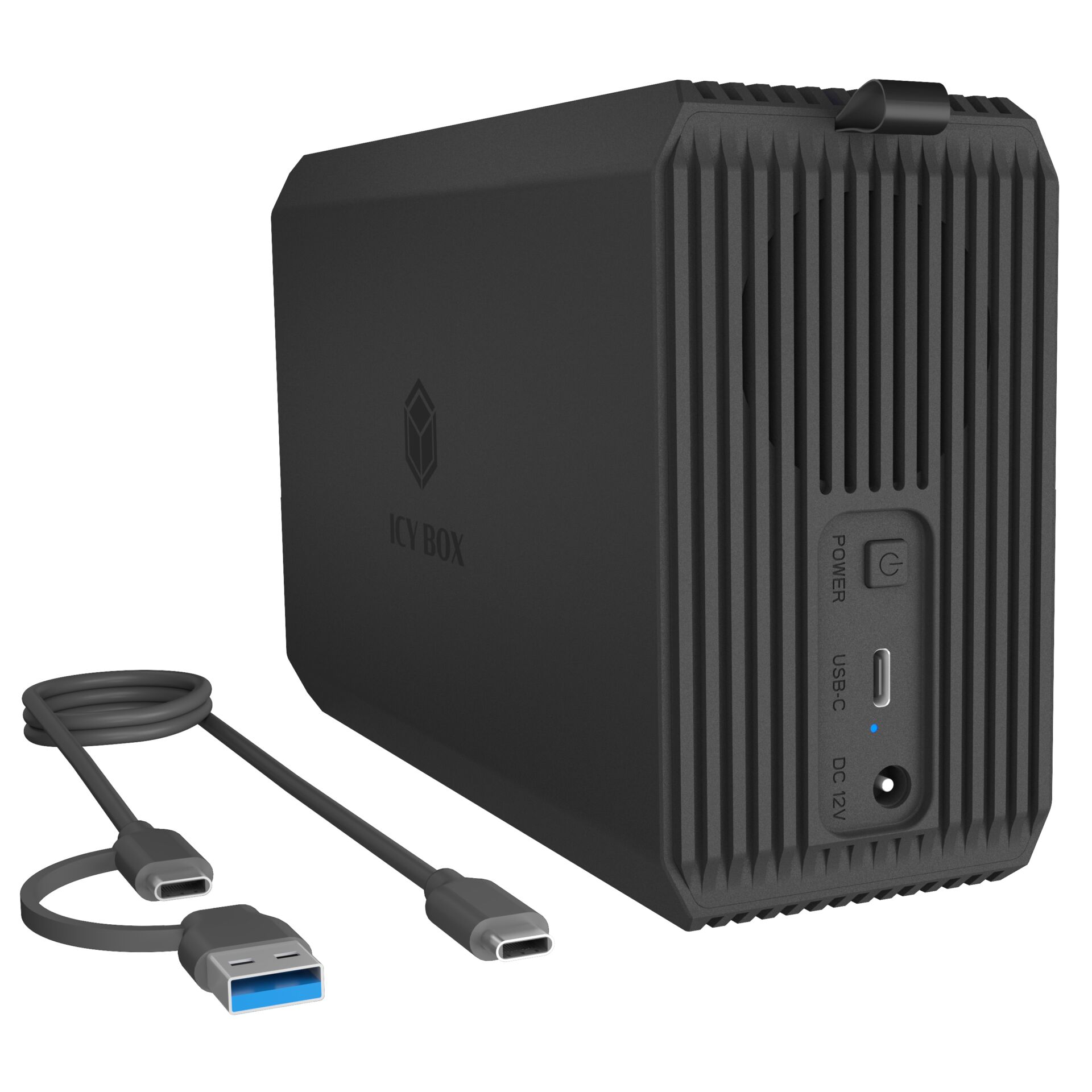 Kompakt-Computer, Mini-NAS, USB-C, DC 12V, LED-Anzeige