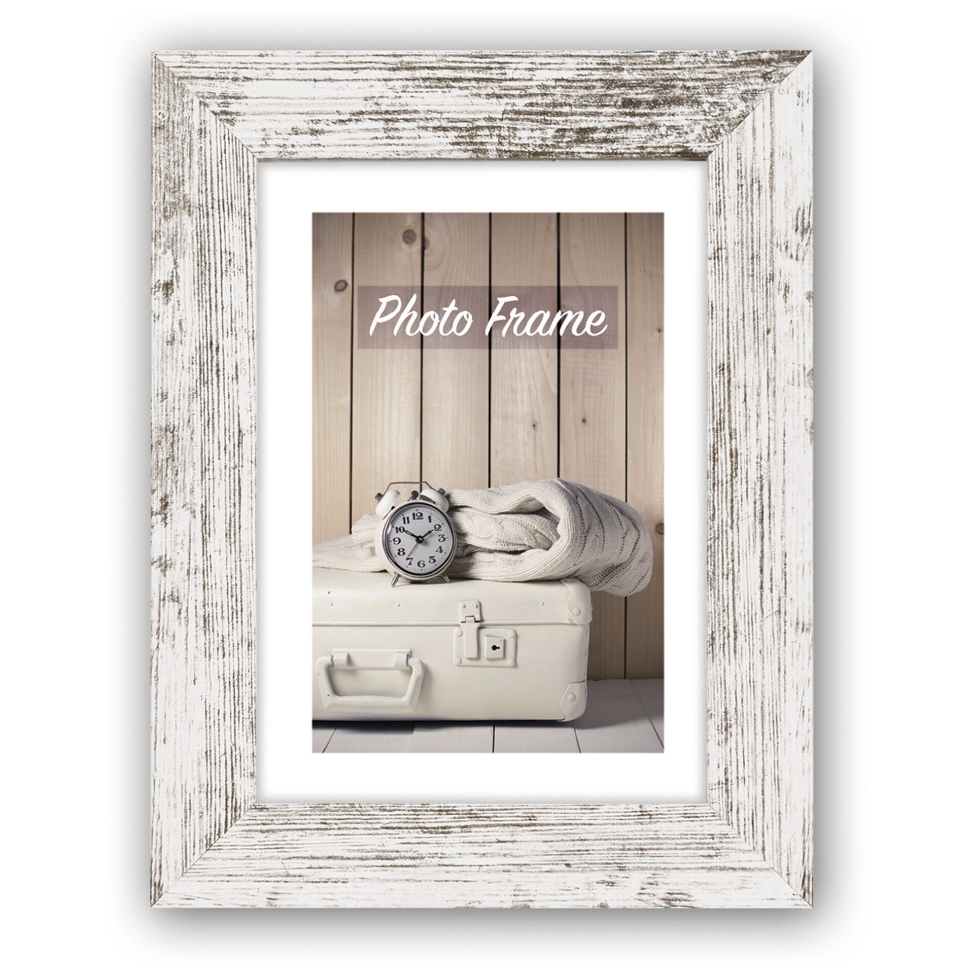ZEP Nelson 6 white/brown   40x50  Wooden Frame V21546