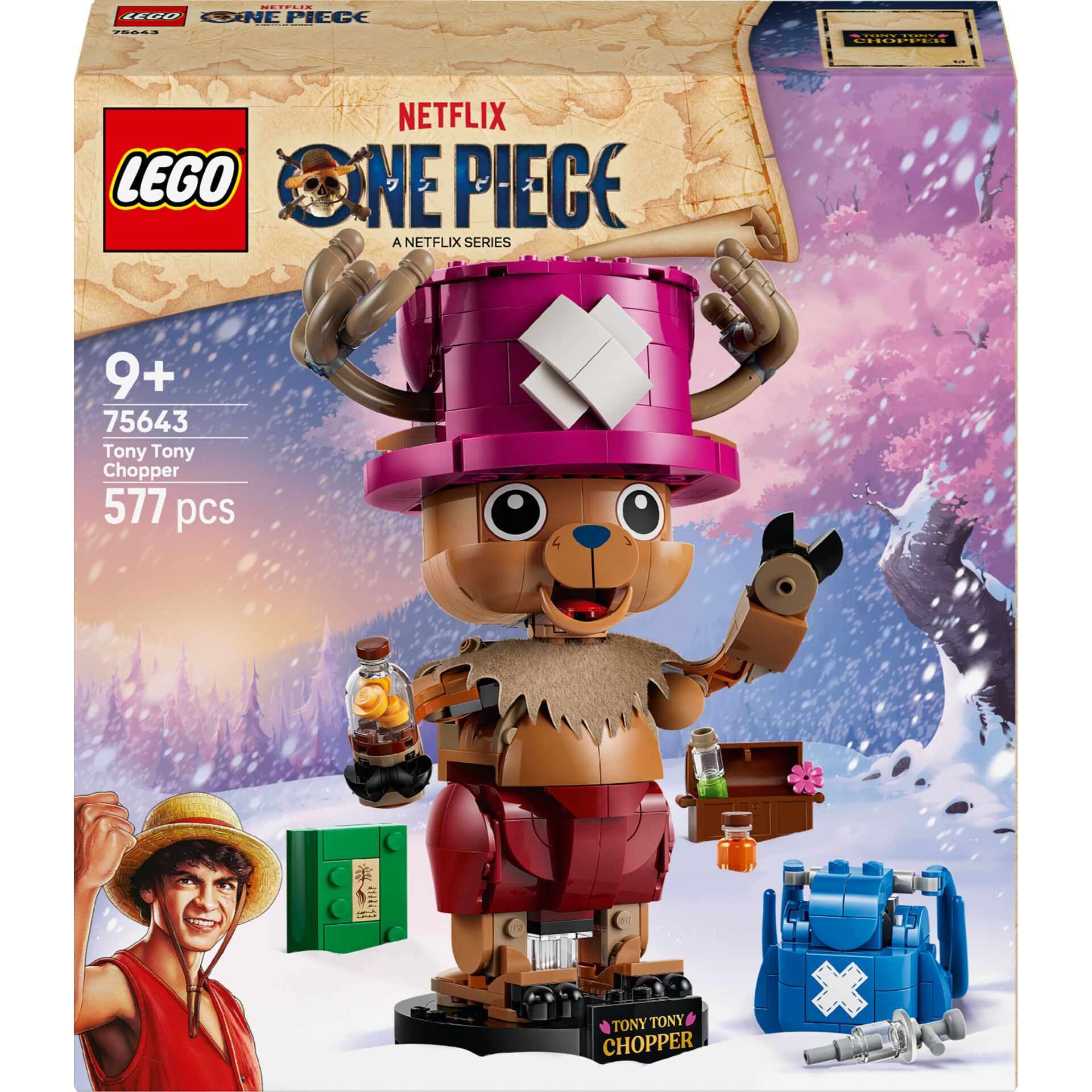 LEGO, One Piece, Figur, Set, 211 pieces