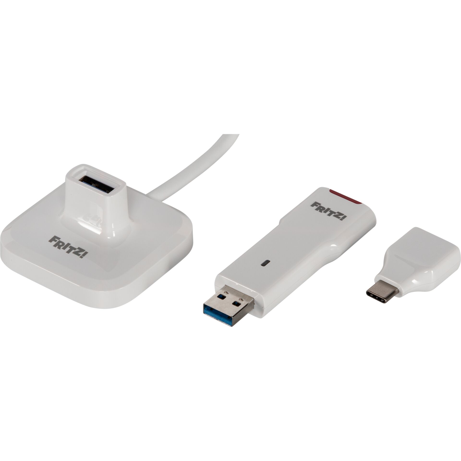 USB-Adapter, USB-A, USB-C, Ladeadapter, Fritz!