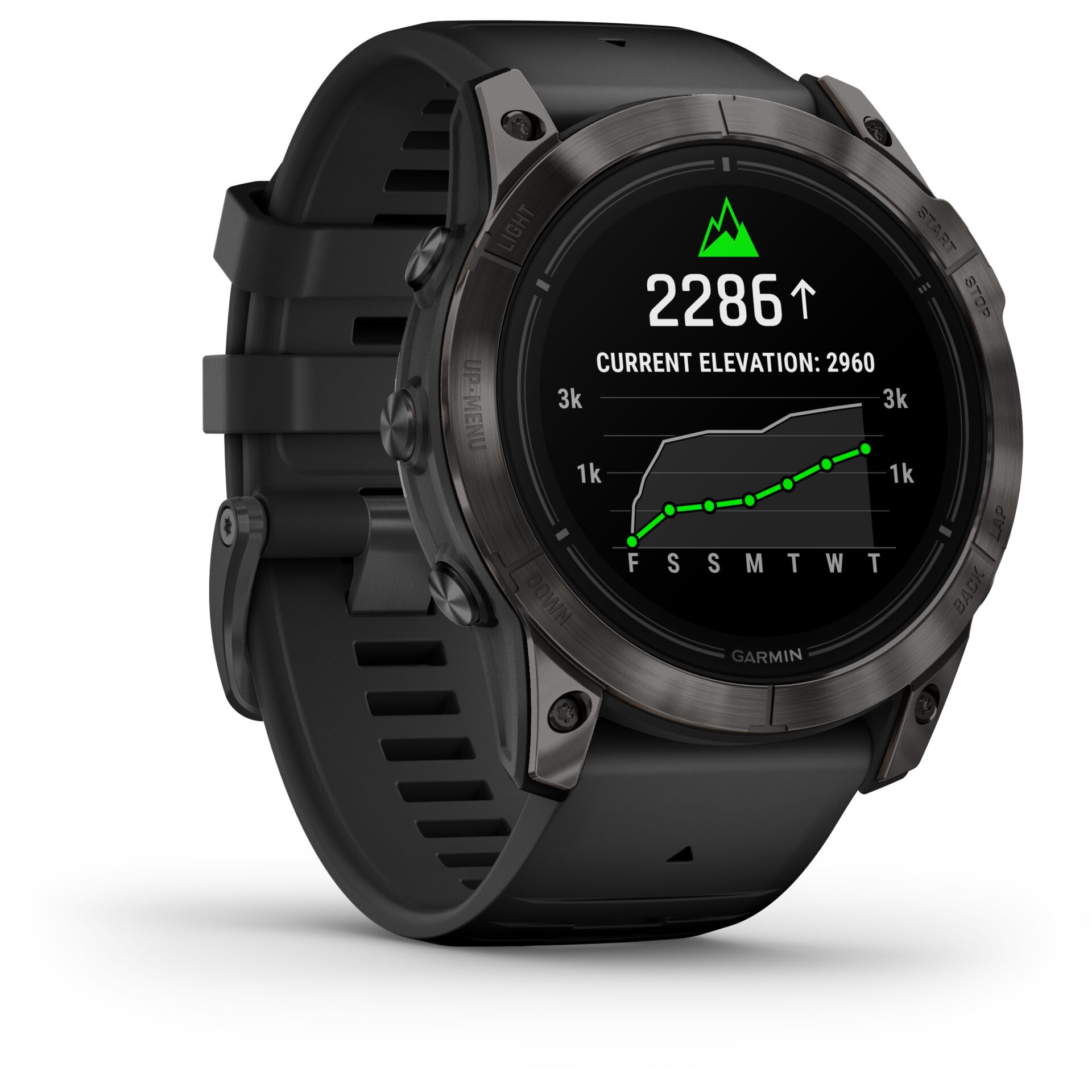 Smartwatch, Garmin, GPS, Fitness, Black