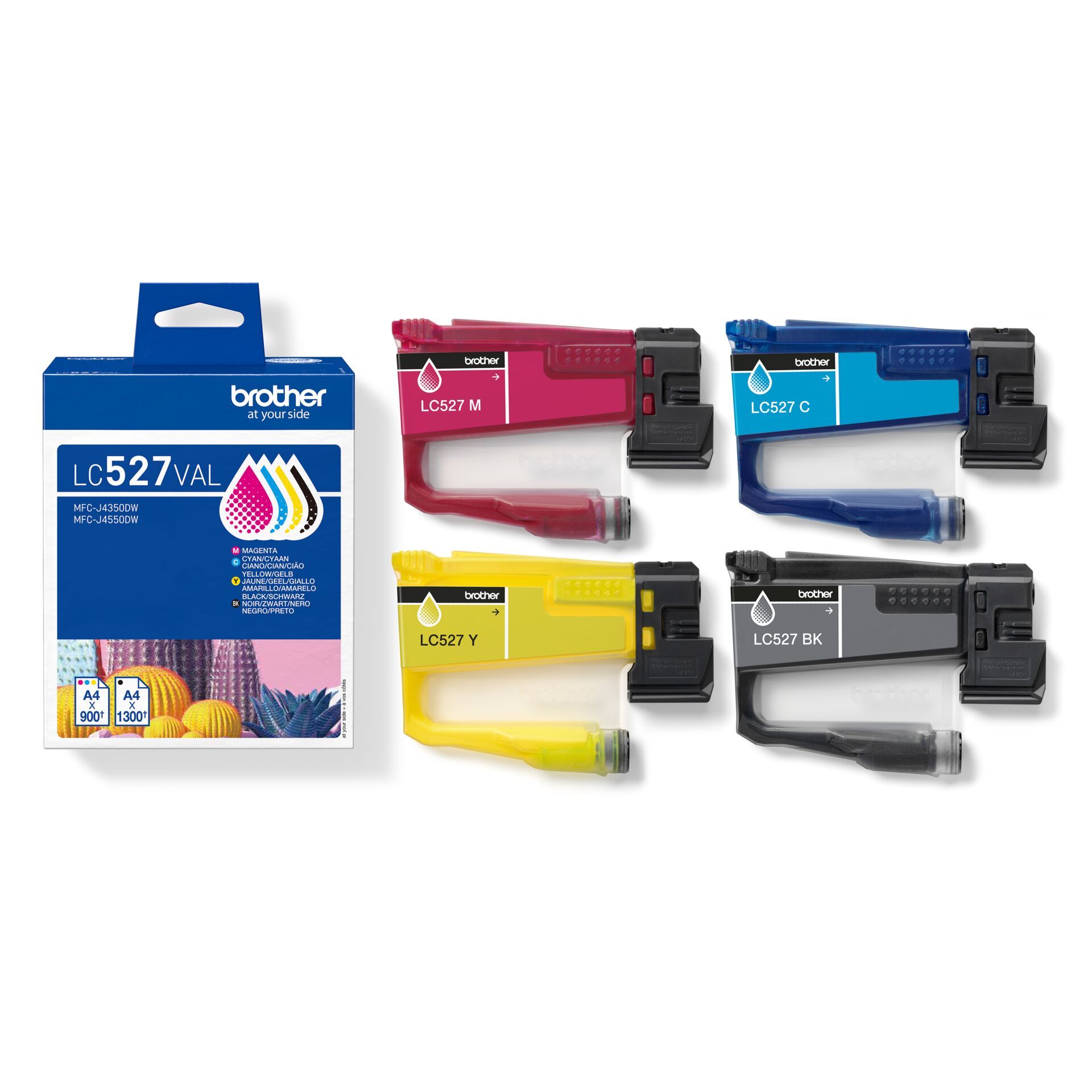 Tintenpatrone, Farbdrucker, LC527, Magenta, Gelb