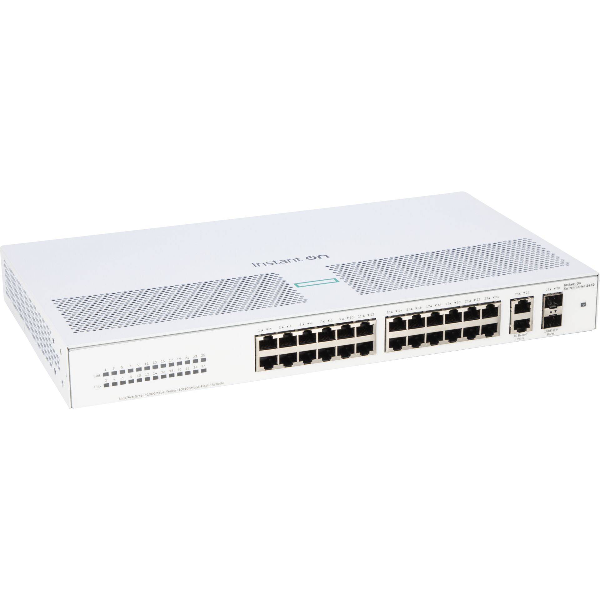Netzwerkswitch, Layer-2, 24-Port, Gigabit, Rackmount