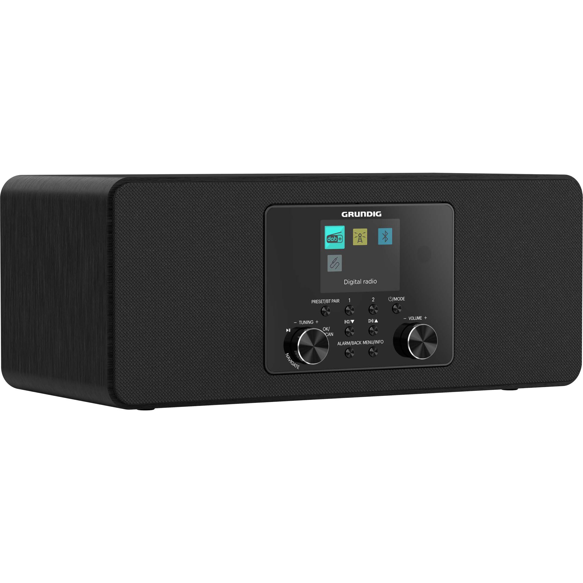 Digitalradio, Bluetooth, USB, Display, Grundig