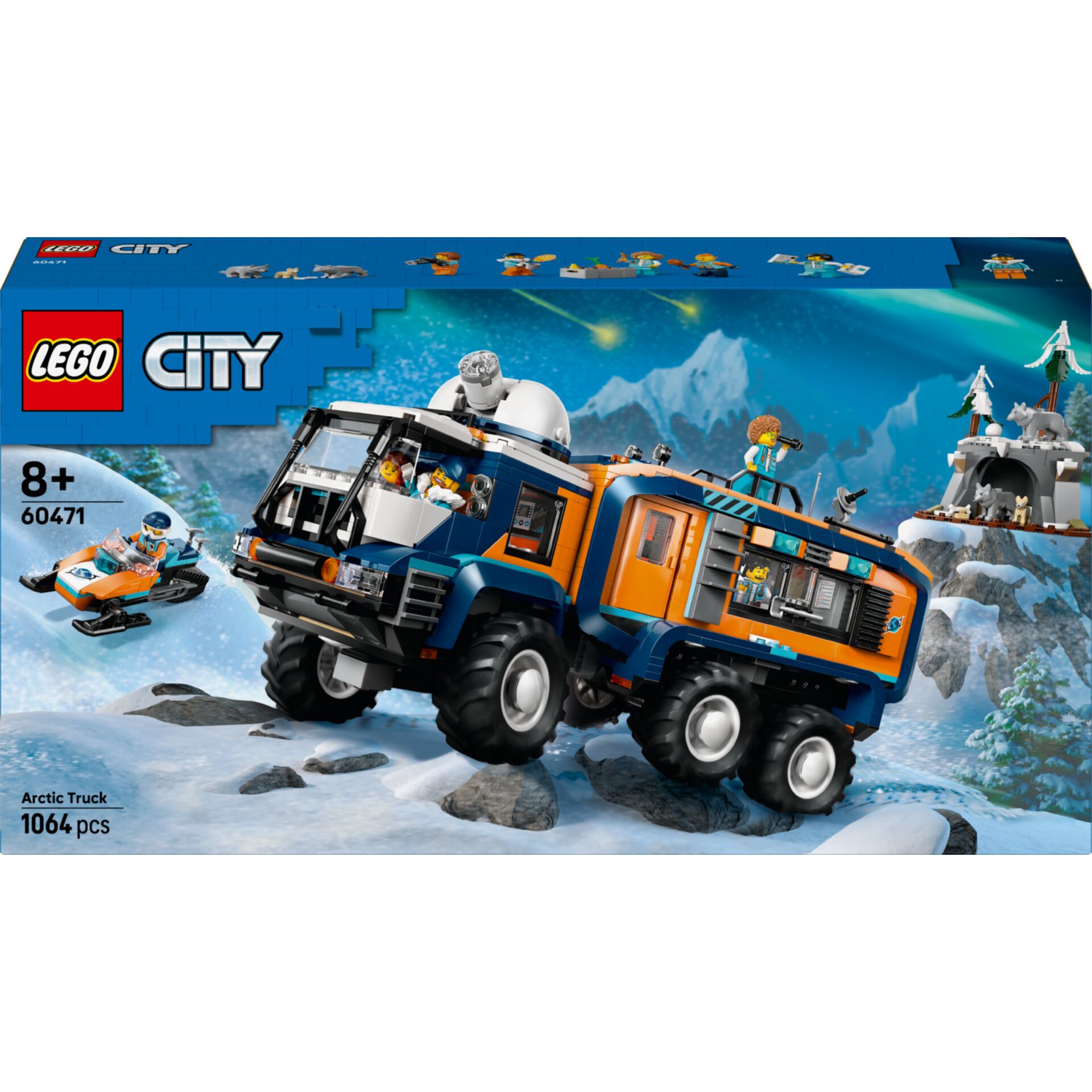 Arktischer Truck, Lego City, Offroad, Winter, 6x2 Fahrzeug