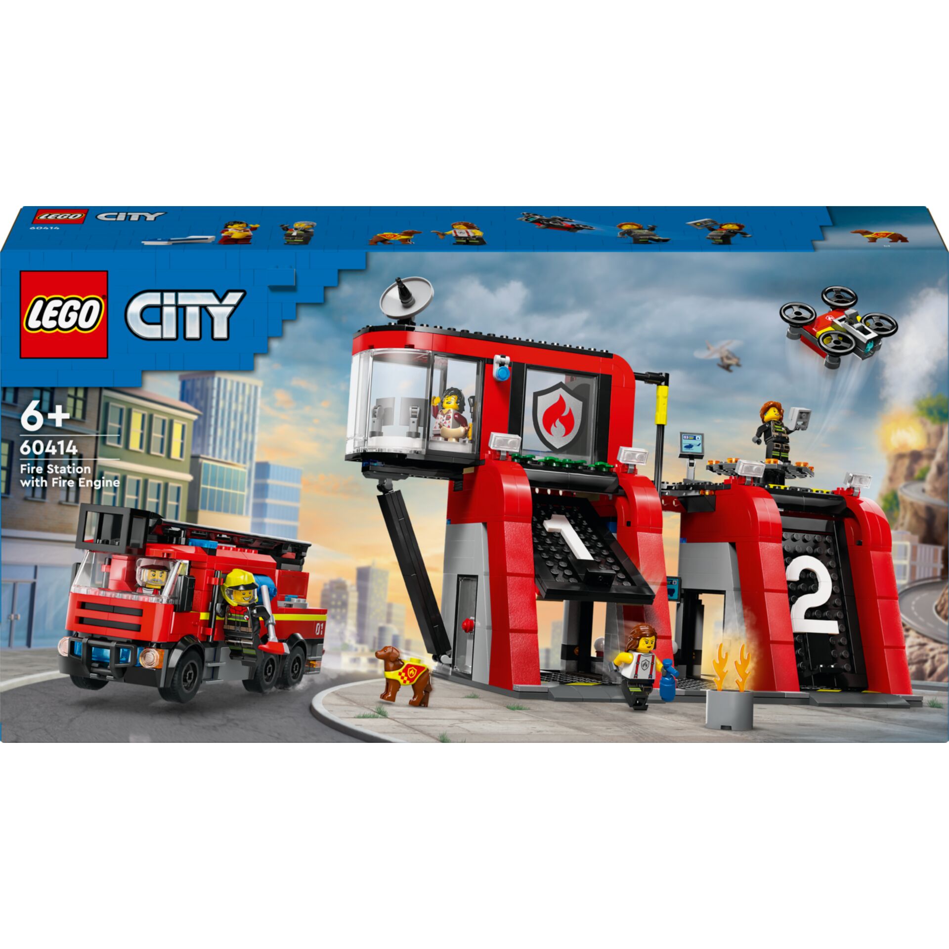 Feuerwache, Feuerwehr, Löschfahrzeug, Stützpunkt, Baukasten