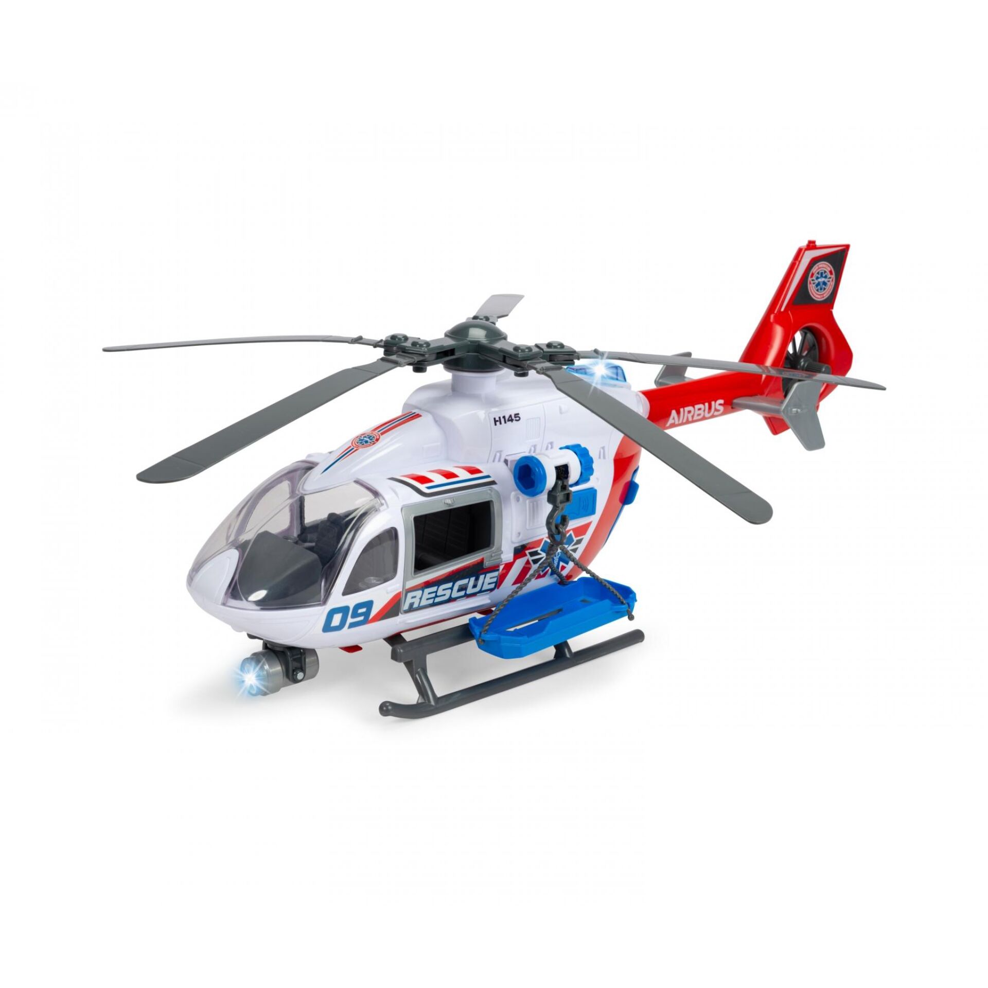 Hubschrauber, Rettung, Playmobil, Helikopter, Roter Heck, Rotor, Sattelboot