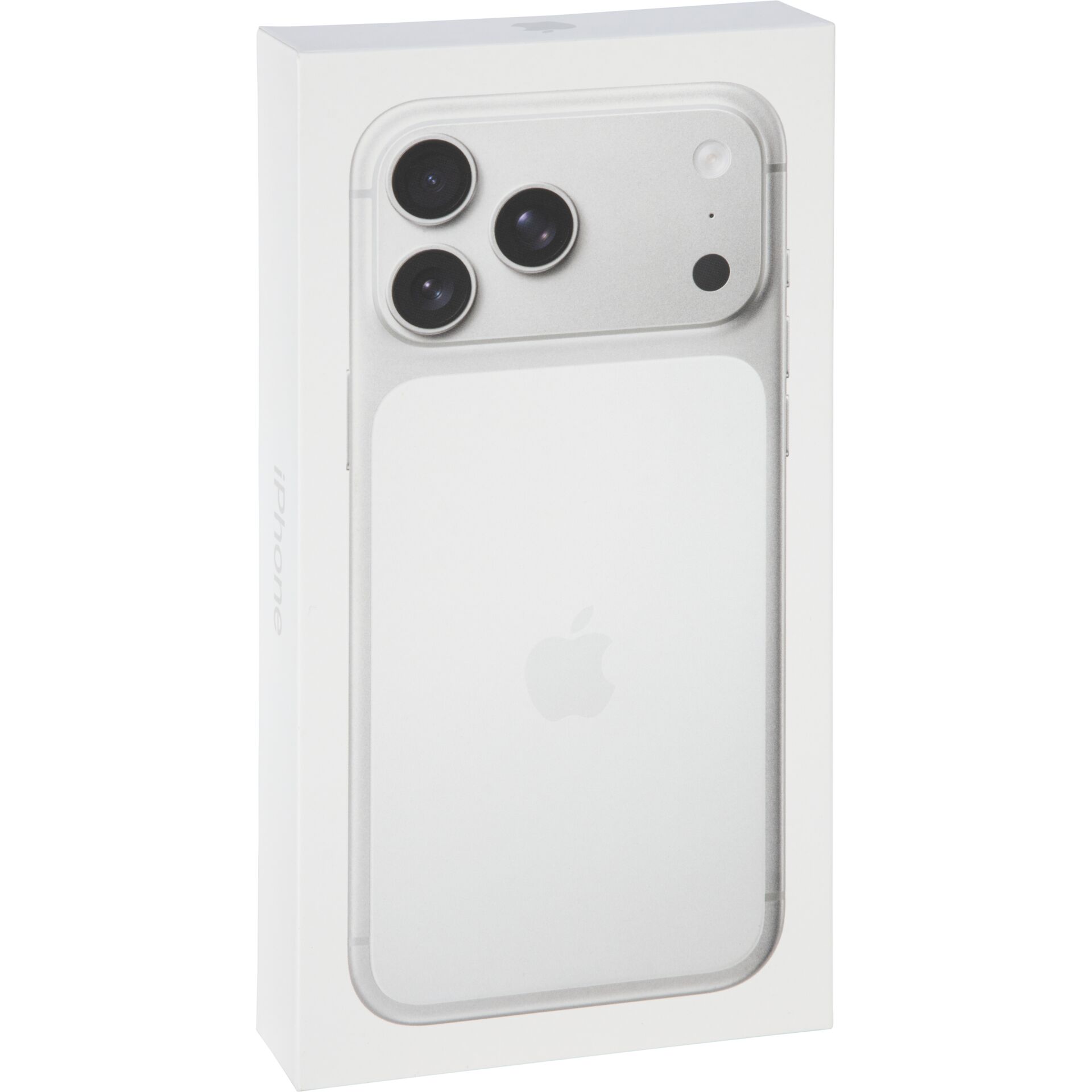 iPhone, Rückseite, Dreifachkamera, Silber, Verpackung