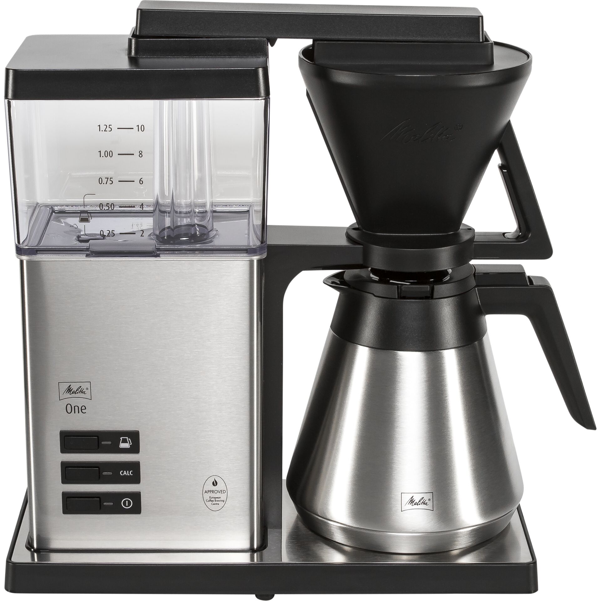 Kaffeemaschine, Glasbehälter, Edelstahl, Filterkaffee, Fassungsvermögen