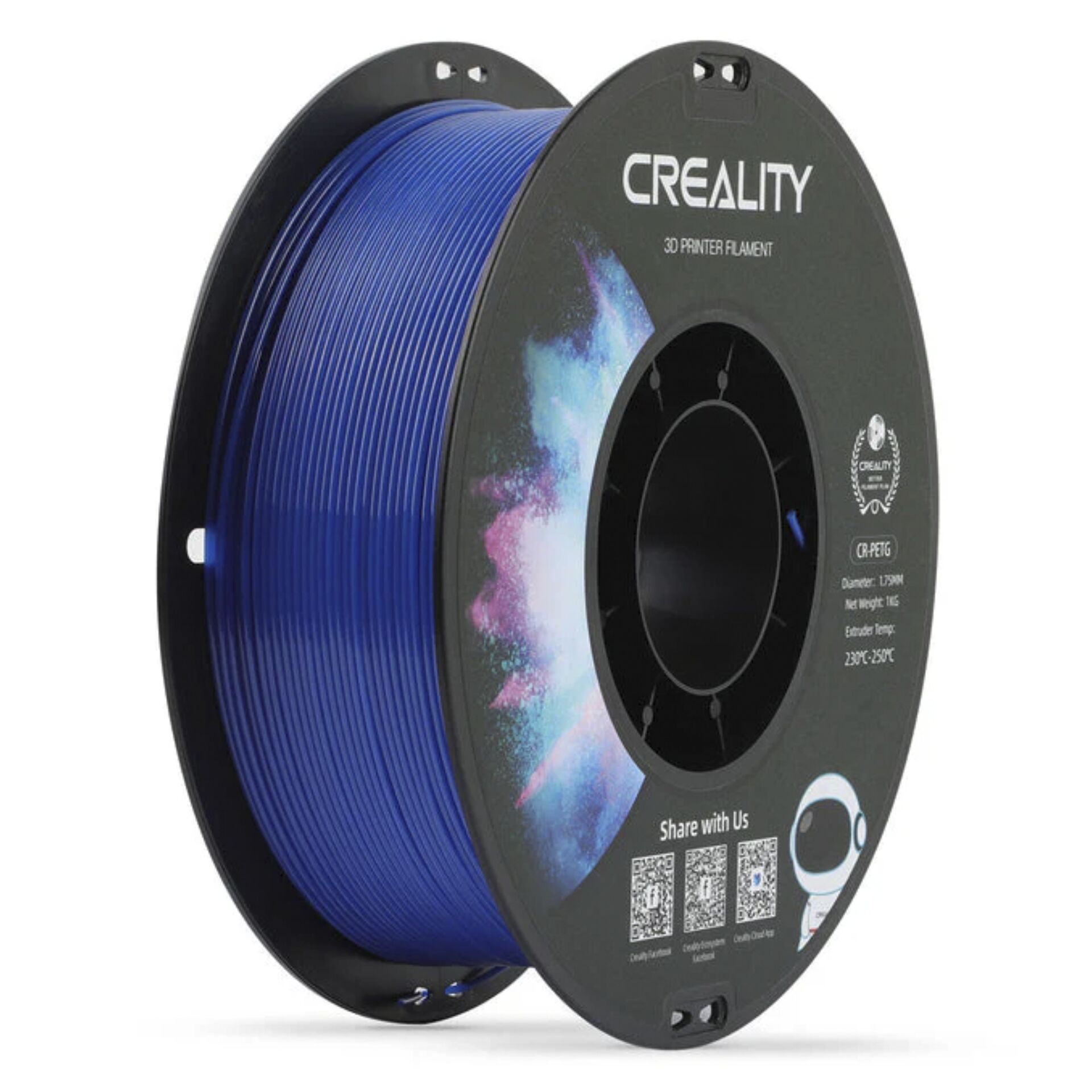 3D-Druck Filament, PLA Filament, Blau, Spule, Creality