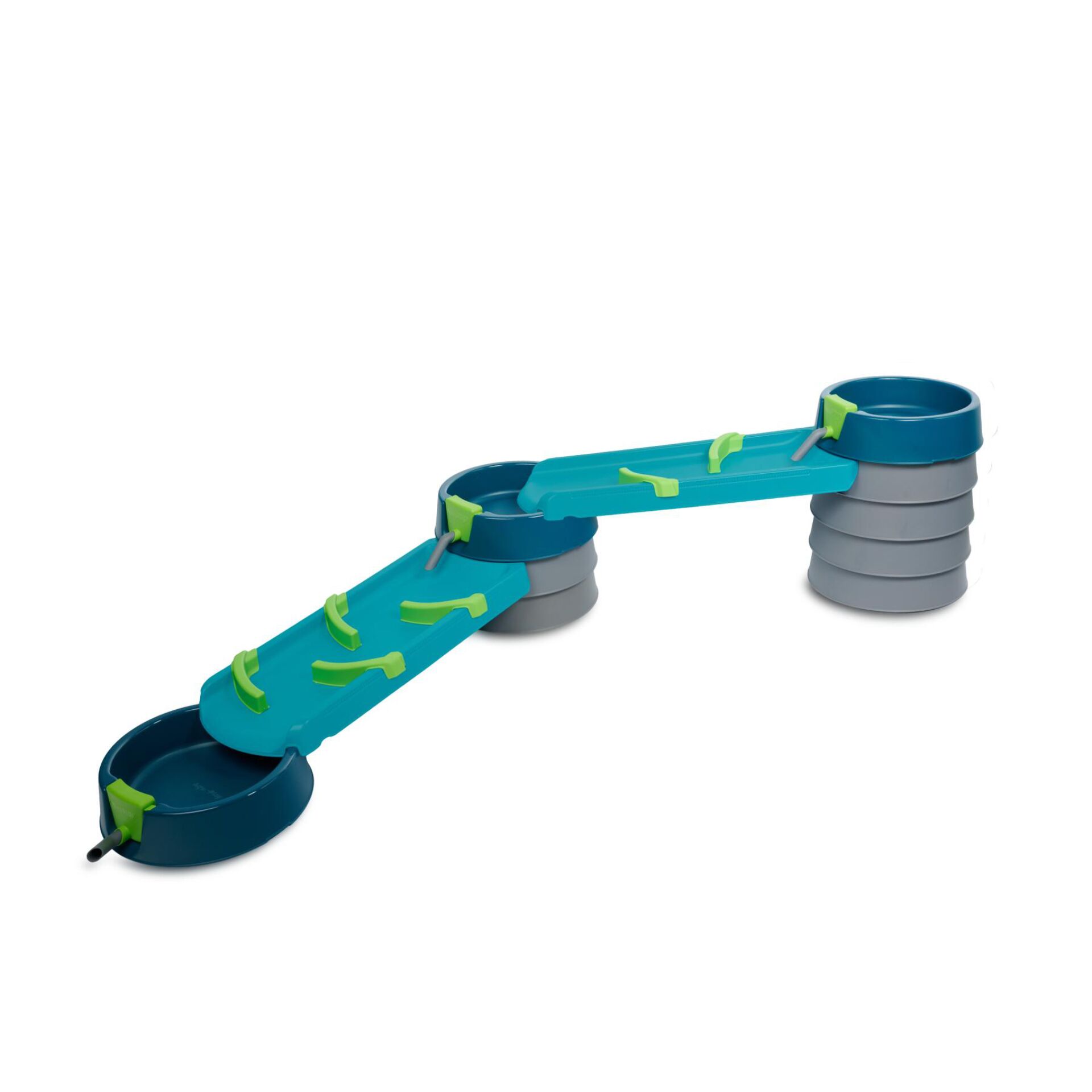 Rutschbahn, Spielbrücke, Kletterbahn, Kinder-Spielset, Kunststoff