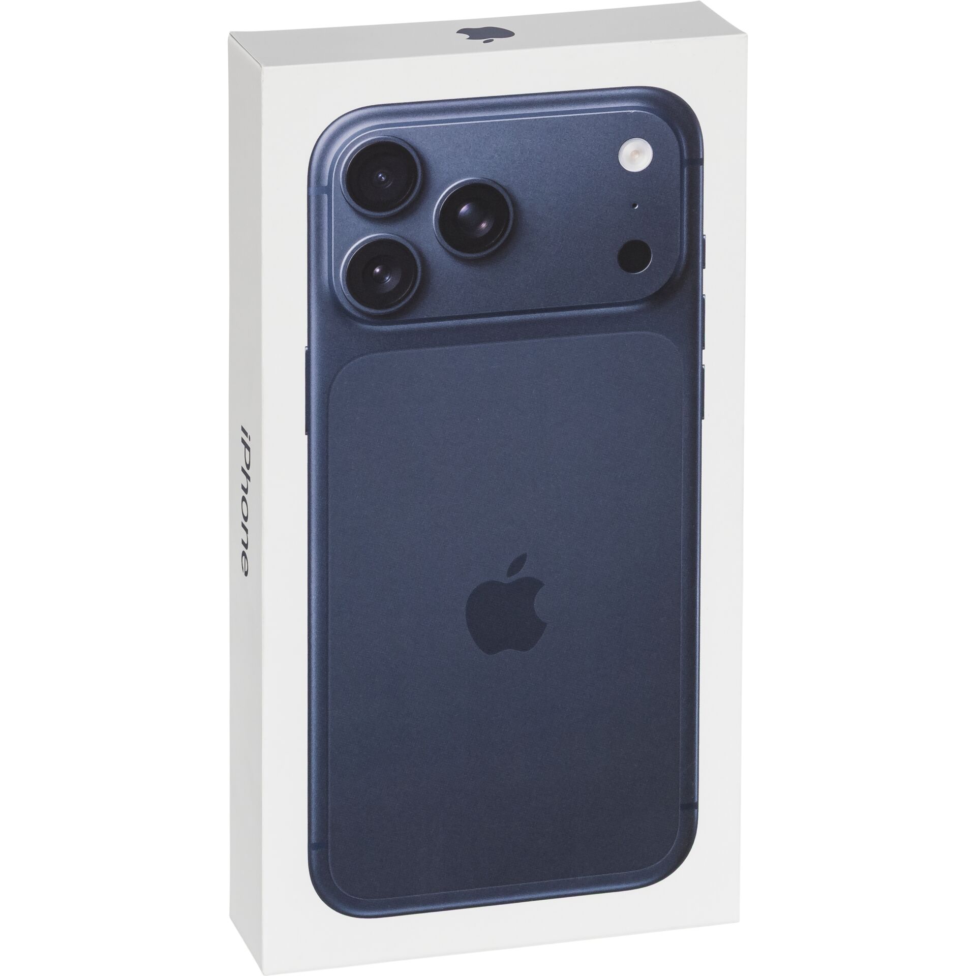 iPhone, Blau, Dreifachkamera, Verpackung, Rückseite