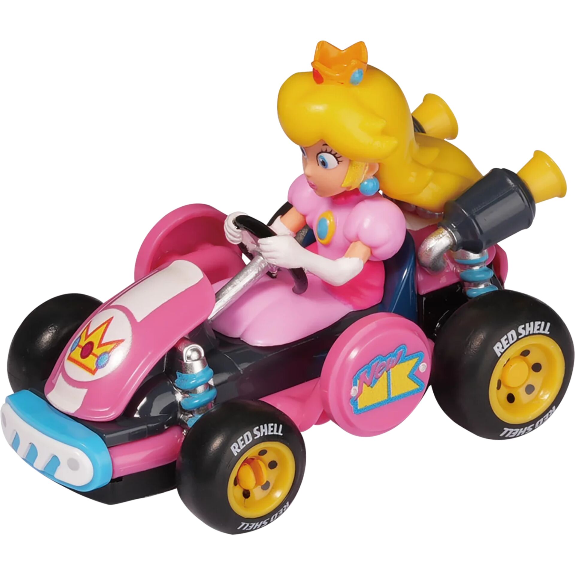 Kleinerennwagen, Rennwagen, Pinke Farbe, Princess Peach, Spielzeugfigur