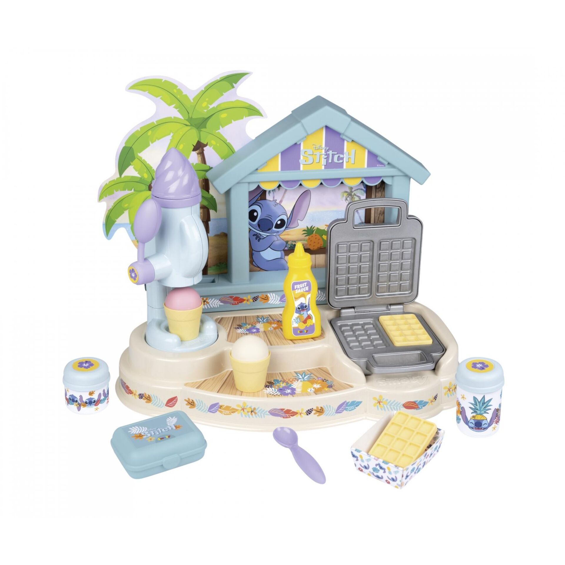 Kinderküche, Eiscreme-Maschine, Frühstücksstation, Stitch, Spielset