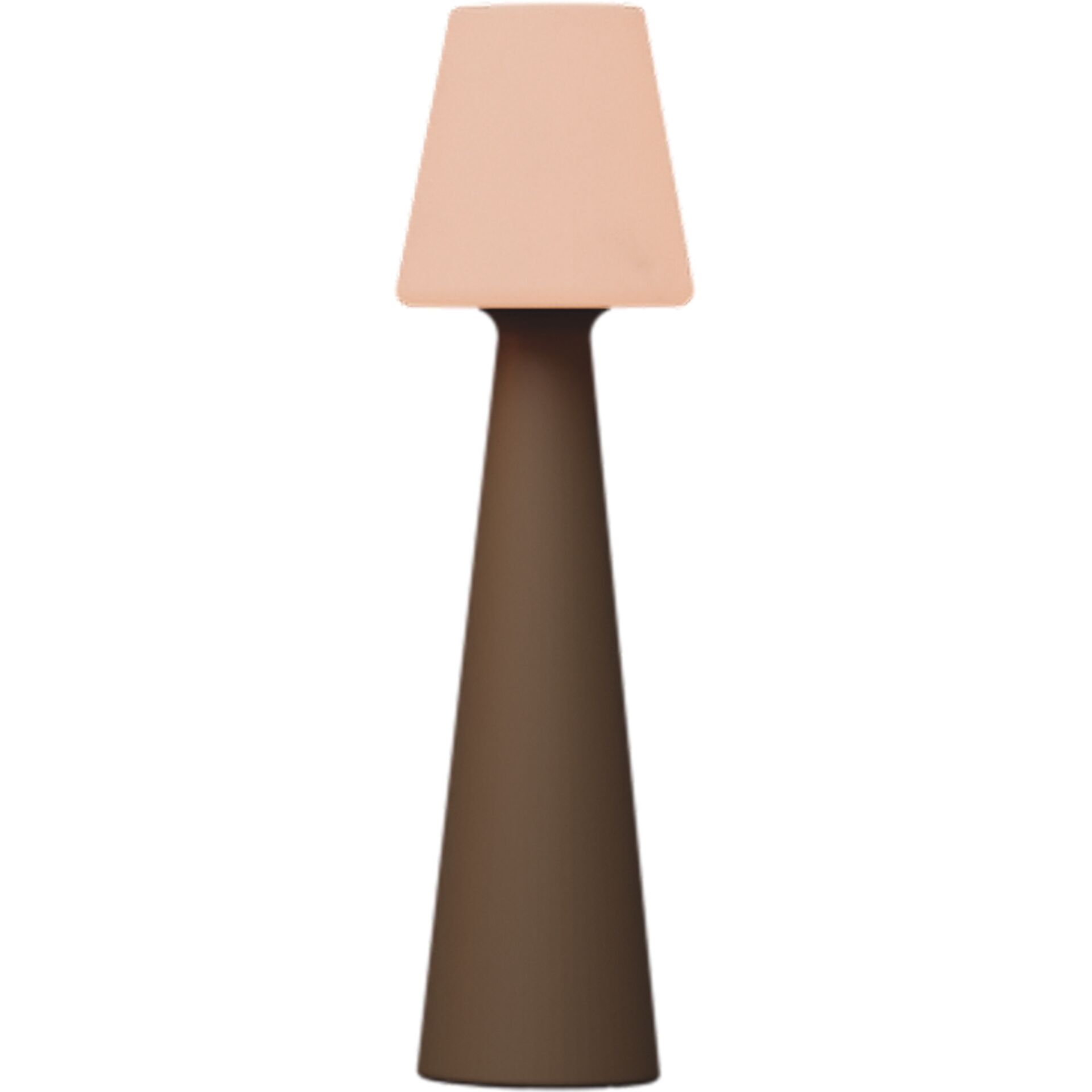 lampe, tischlampe, holz, braun, pfirsich