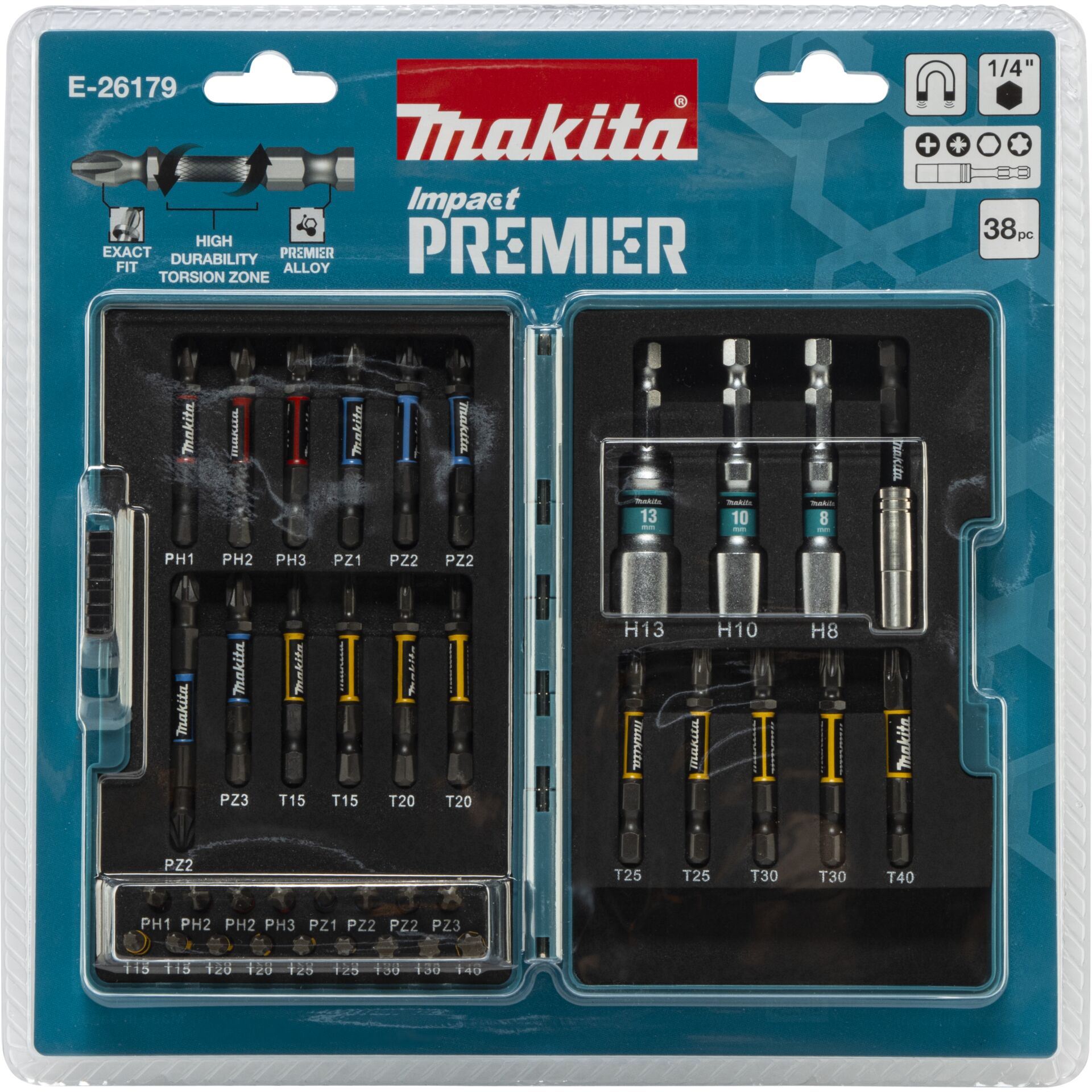 Bit-Satz, Schraubendreher, Torx, Schraubenausdrehwerkzeug, Makita Werkzeugsatz