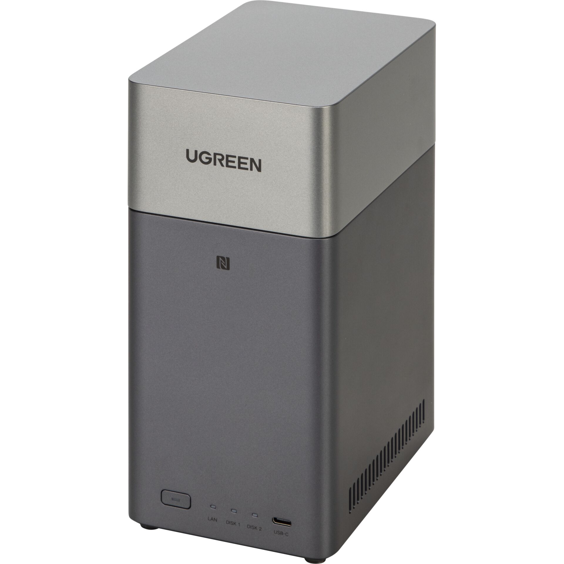 NAS, Gehäuse, UGREEN, Zweifarbig, NTFS