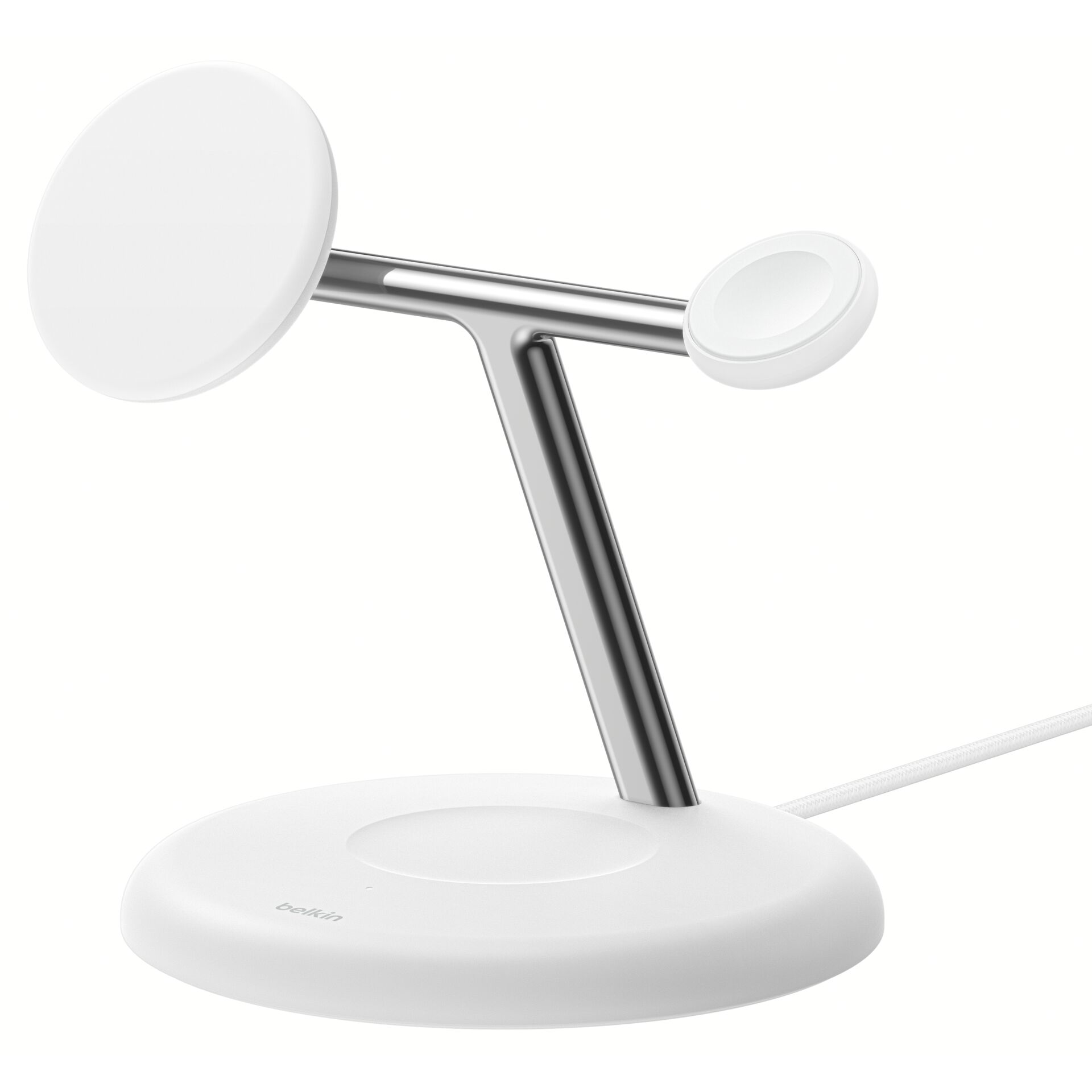 LED-Lampe, Schmuck-/ Uhr-Lupenhalter, Verstellbare Halterung, Chromstahl, Weiß