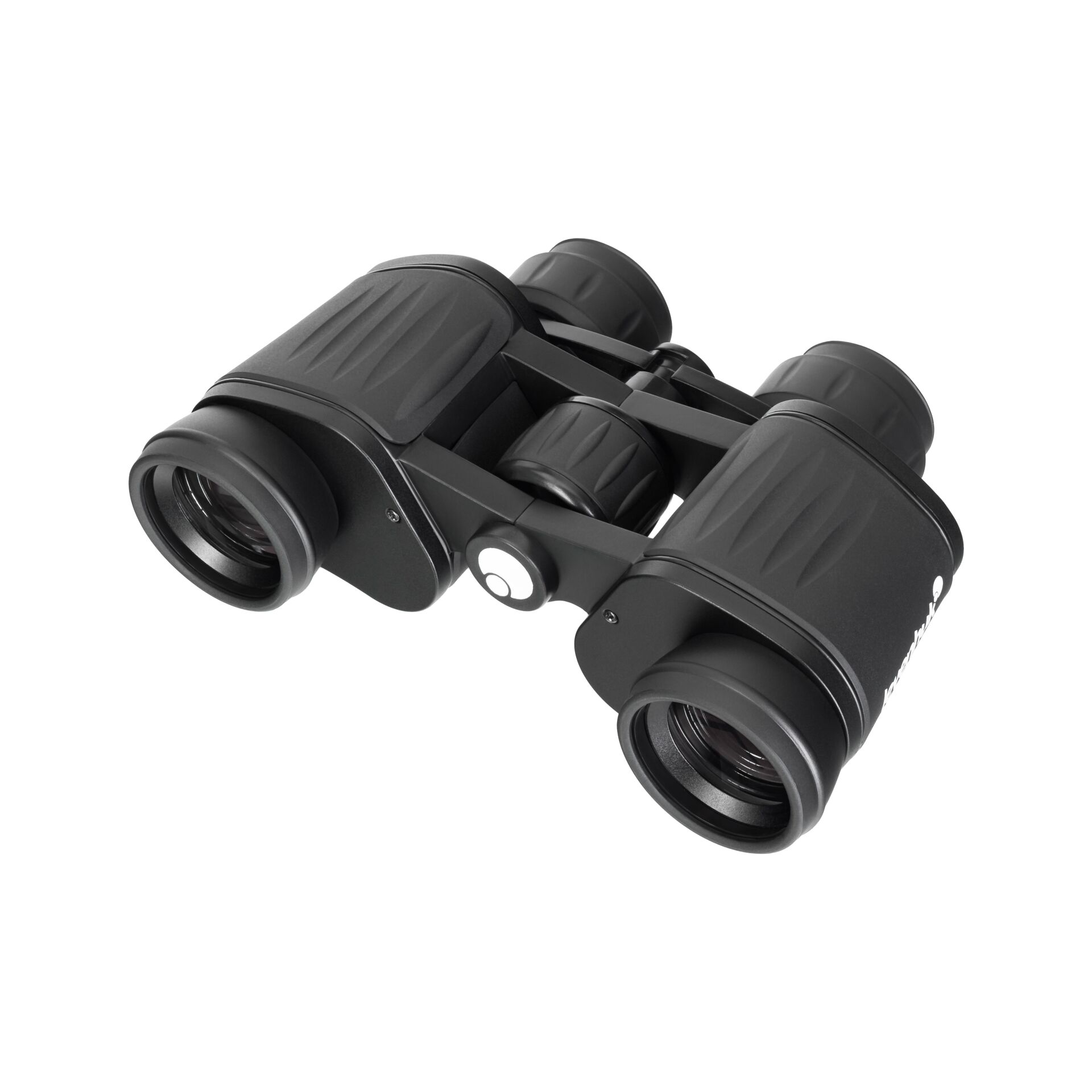 Fernglas, Binoculars, Dunkel, Gummi/Struktur, Kompakt