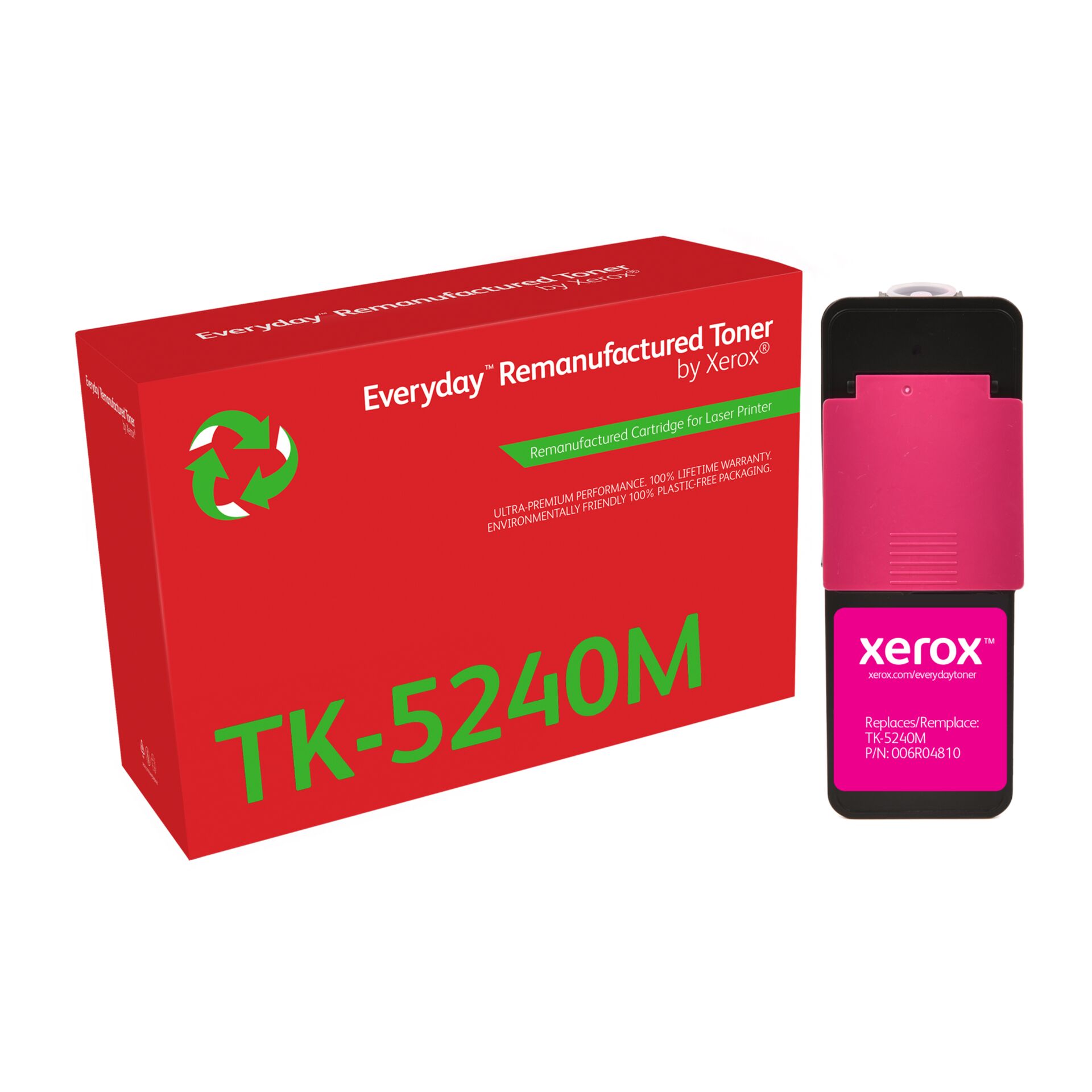 Toner, Wiederaufbereiteter Toner, TK-5240M, Laserdrucker, Kassette