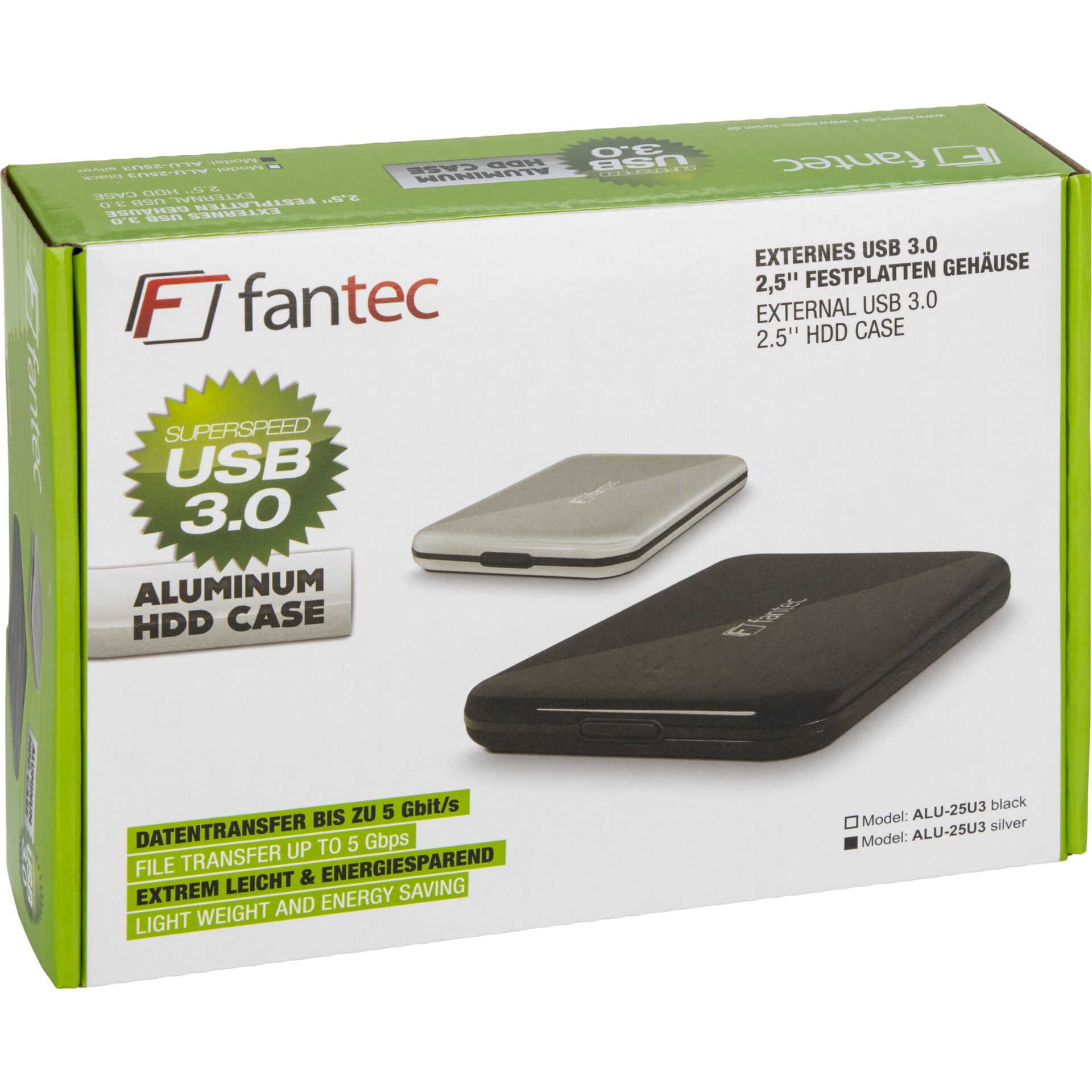USB 3.0, Aluminium HDD Case, Externe Festplatte, 2.5 Zoll, HDD Gehäuse