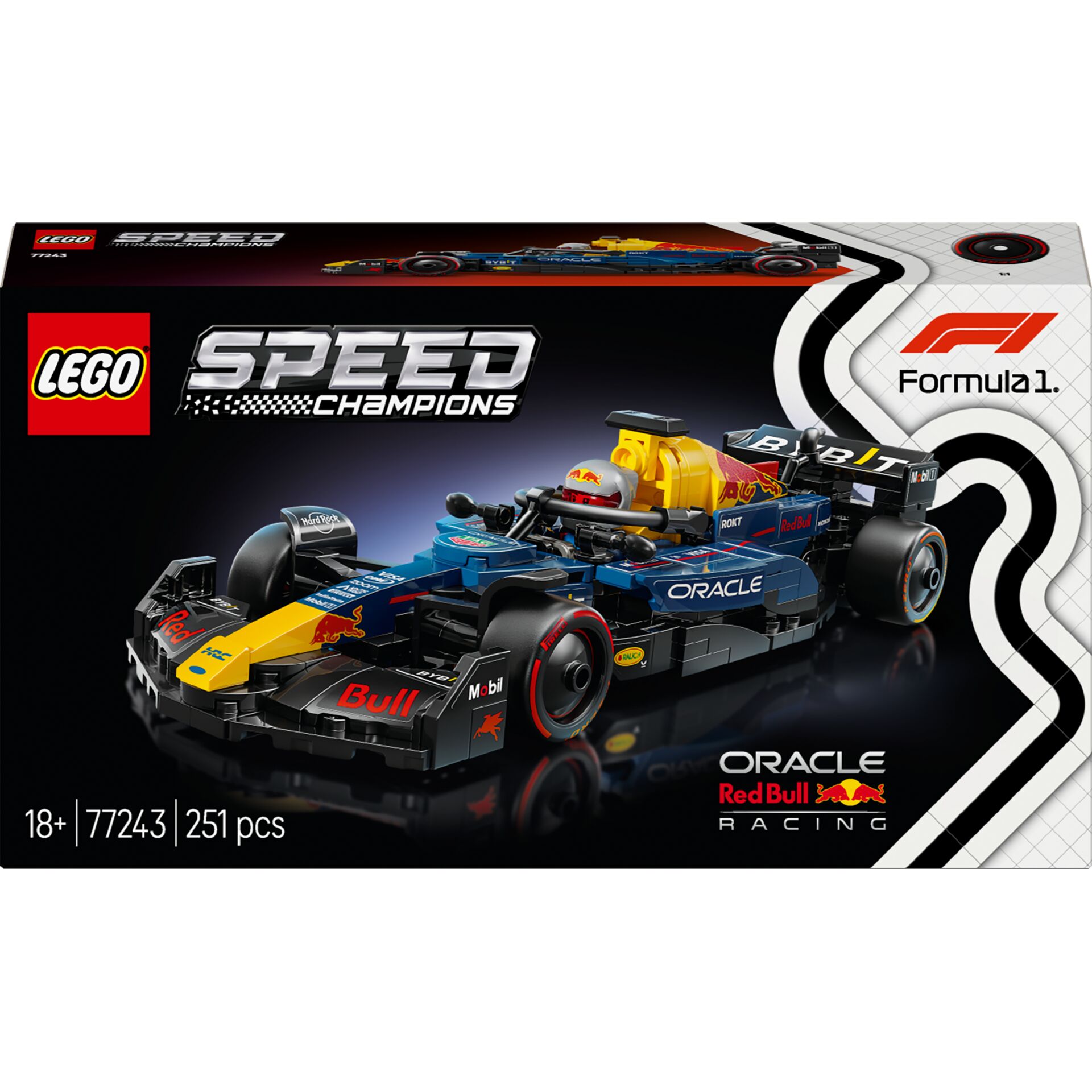 LEGO, Speed Champions, Racing Car, Formula 1, 255 pcs