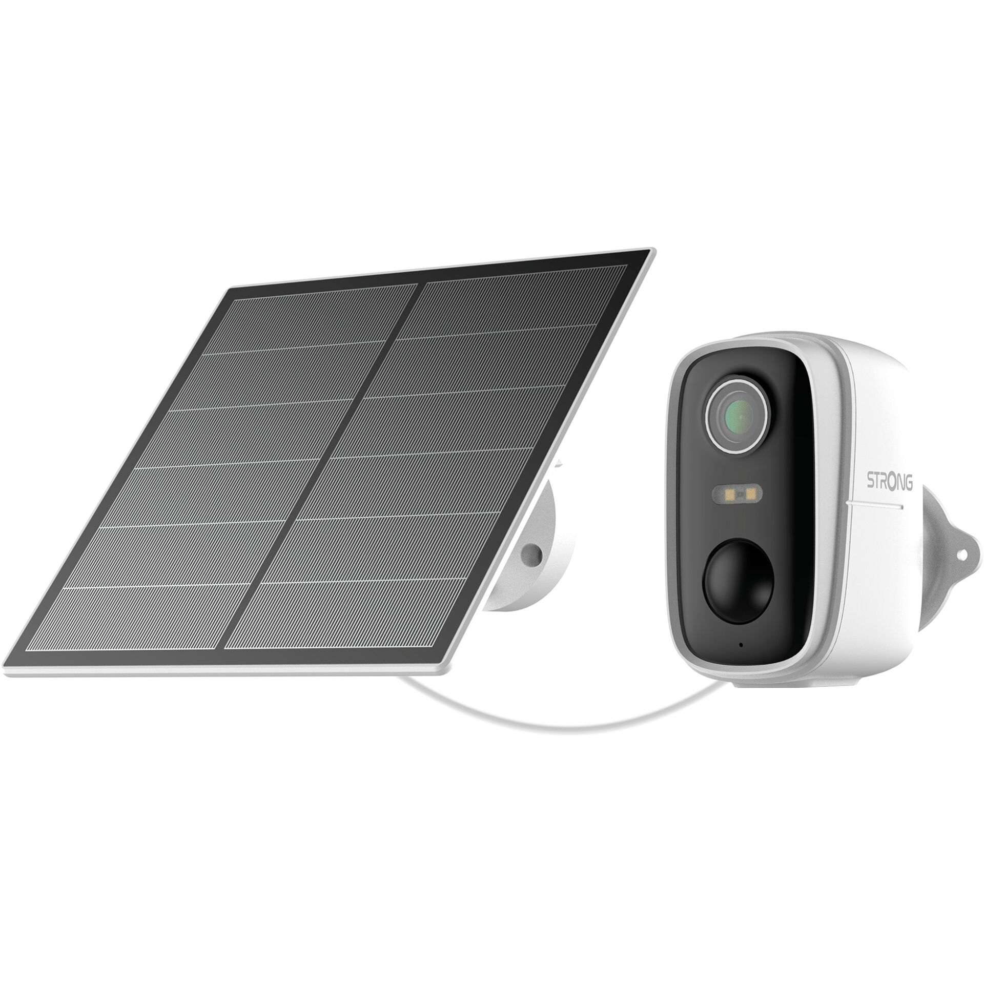 Solarmodul, Solarpanel, Kamera, Sicherheitskamera, Wandhalterung