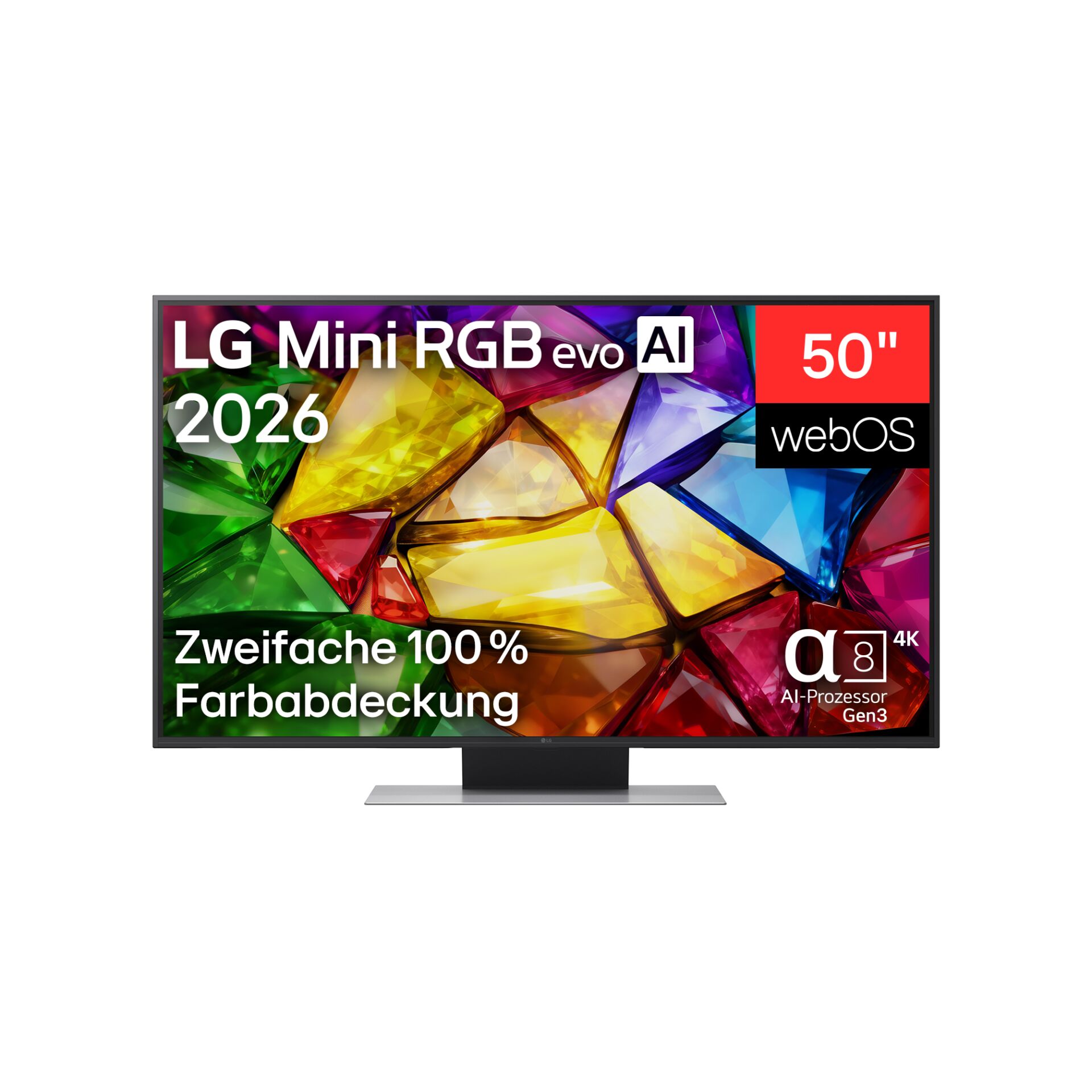 50 Zoll, Monitor, LED, AI?, Colorful display