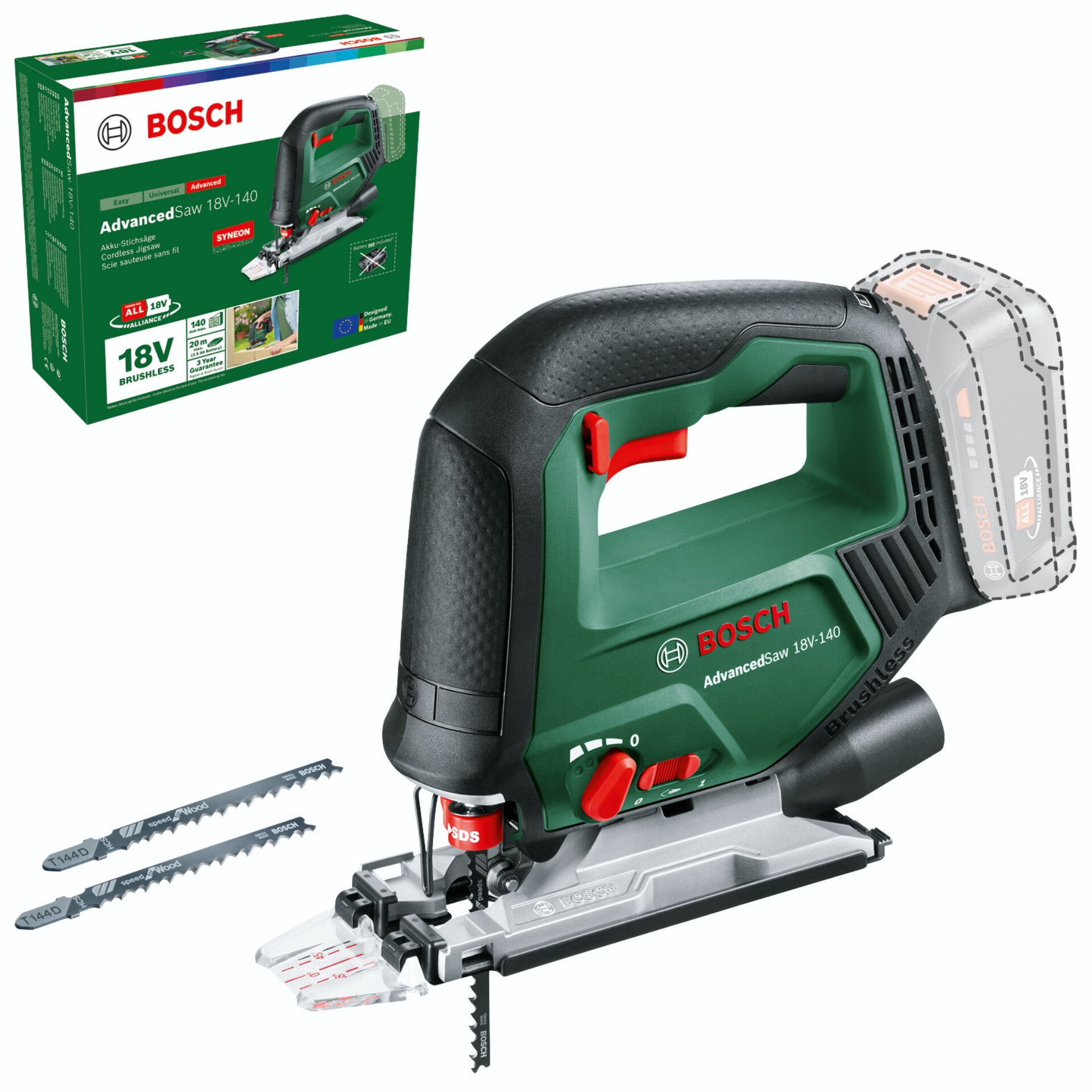 Kombihammer, Akku-Säbelsäge, Säbelsäge, 18V, Bosch
