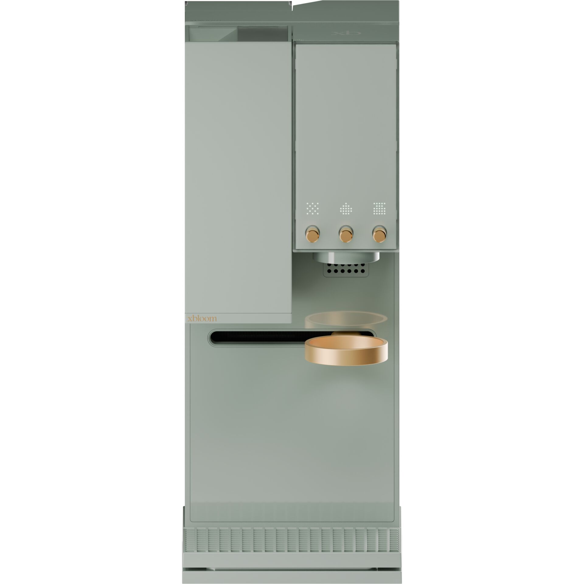 Kühlschrank, Einbaugerät, Grün/graue Oberfläche, Kühlfach, Backlaufschlitze/Frikühlungsregler