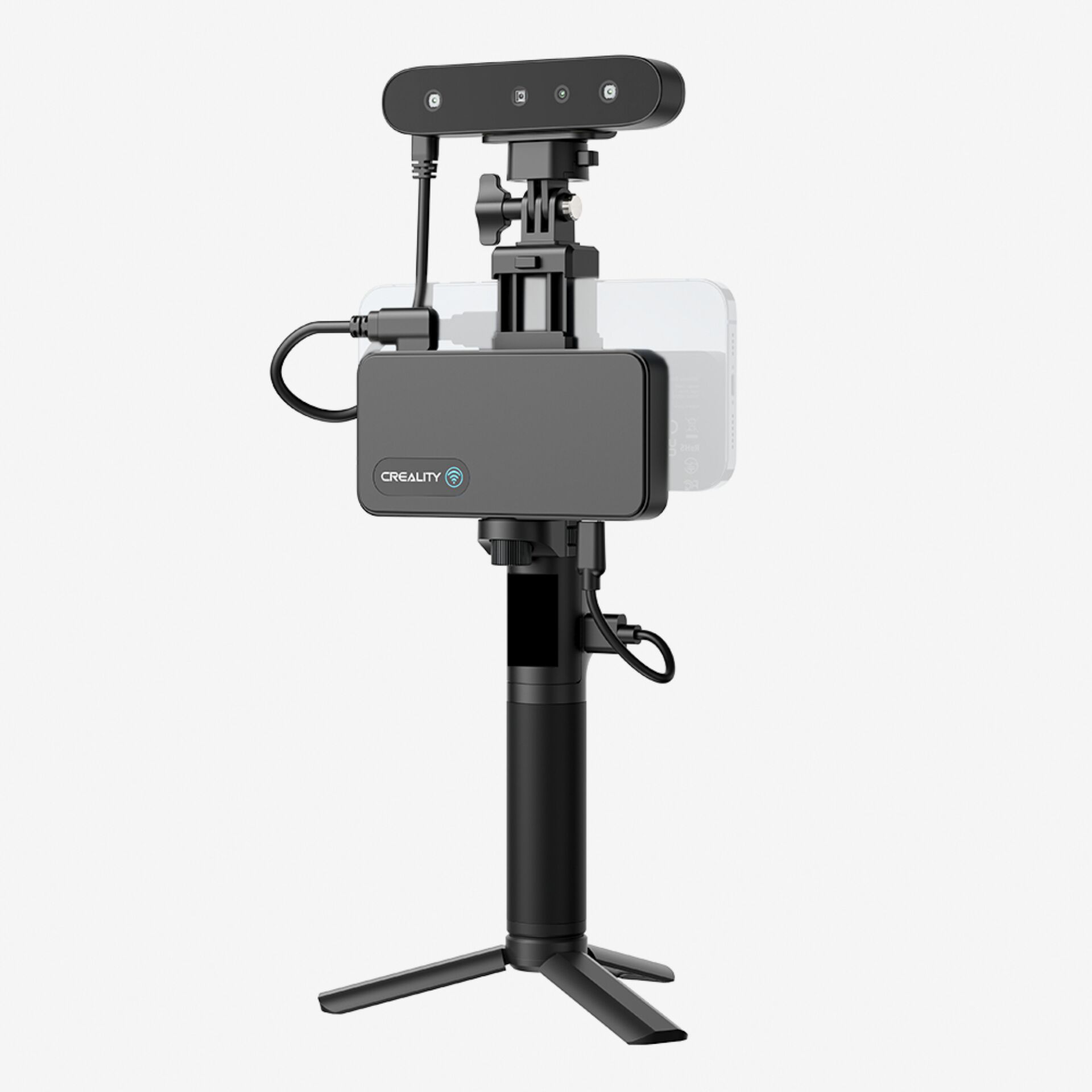 Gimbal, Handy-Halterung, Stativ, Kamerazubehör, Klemmhalterung, Gimbal, Smartphone-Halterung, Stativ, Kamera-Adapter, Creality