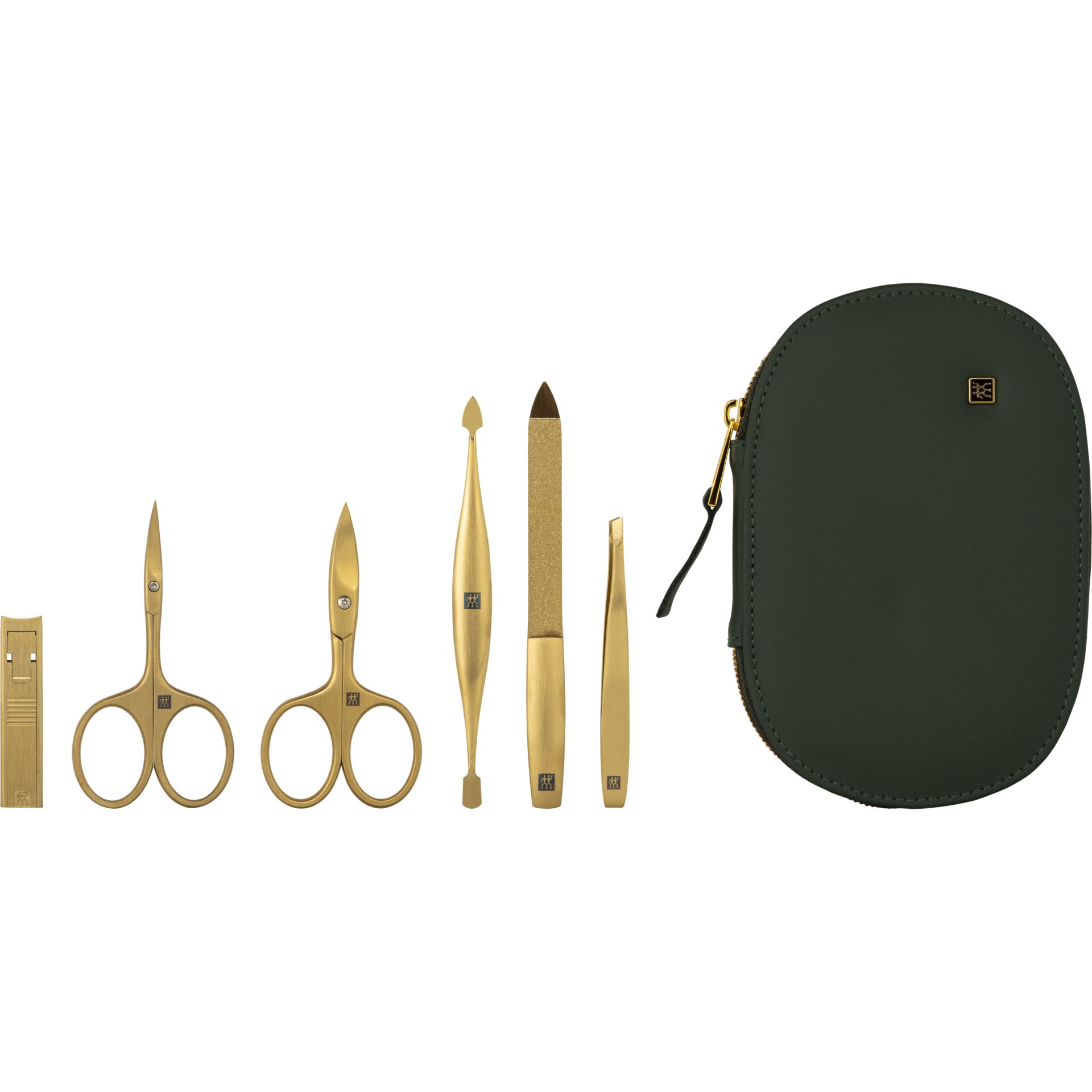 Scheren, Nagelknipser, Feile, Pinzetten, Geschenkset