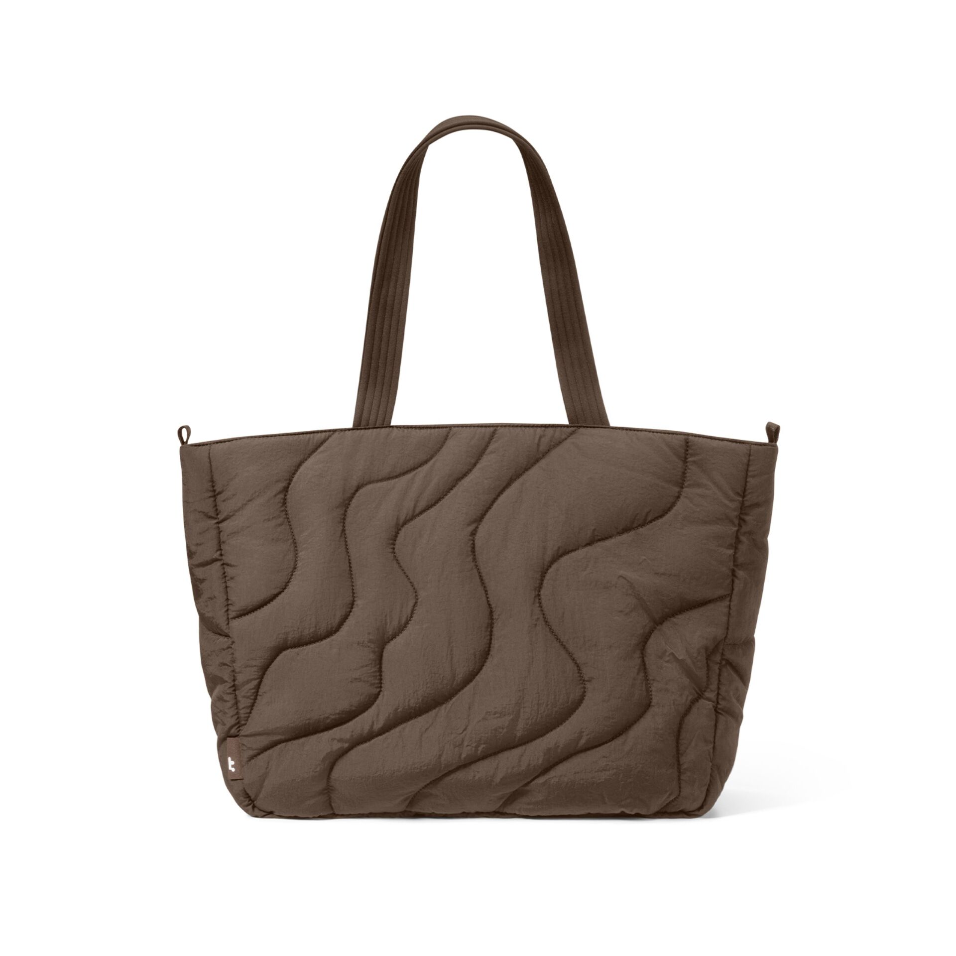 Tasche, Tote, gequiltet, braun, Handtasche