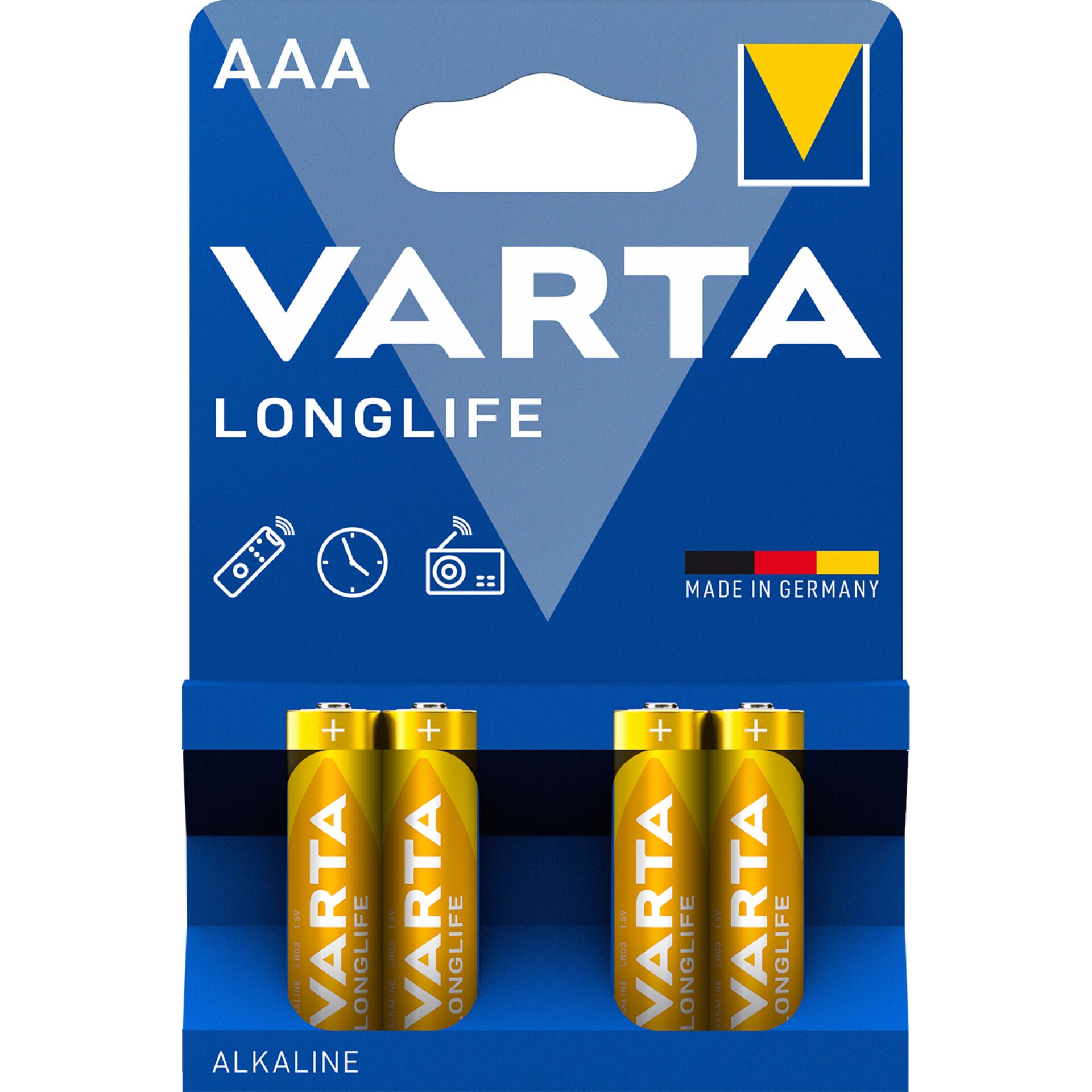 10x4 Varta Longlife Extra Micro  AAA LR 03           PU inner box