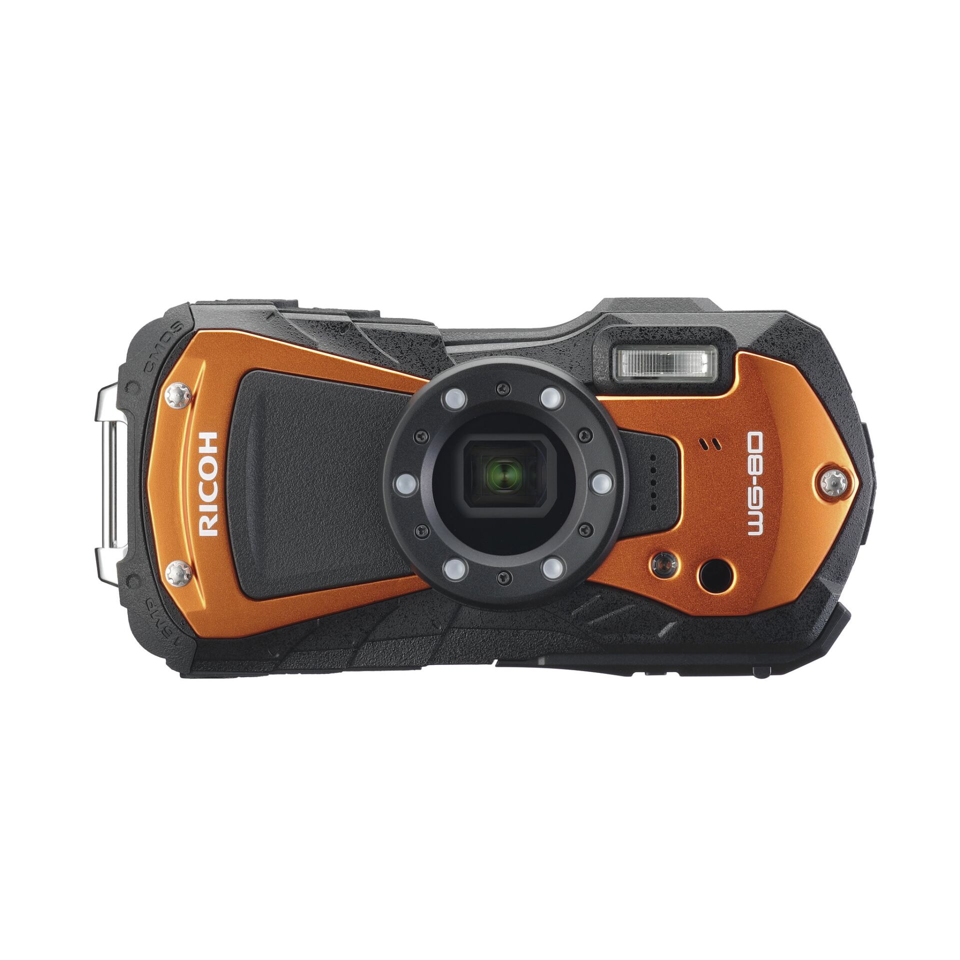 kamera, action kamera, orange akzent, wechsellinsent, linsenring